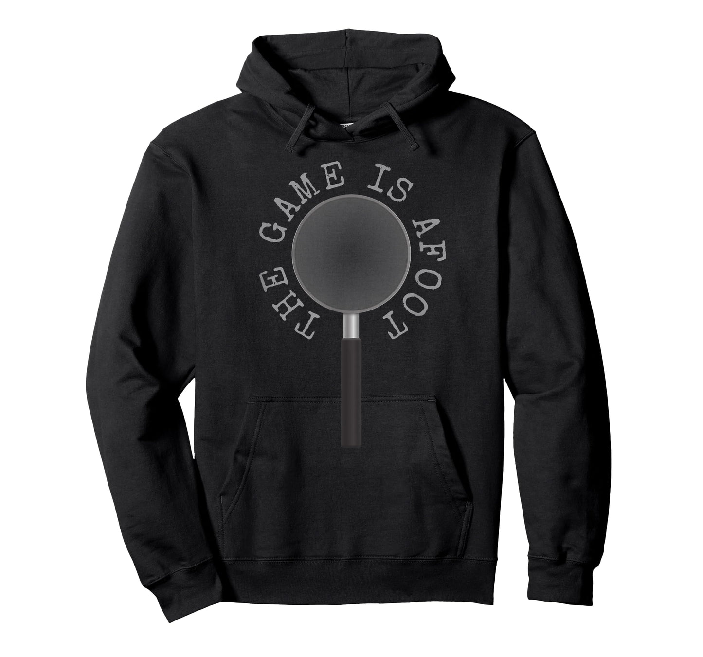 The Game Is Afoot Magnifying Glass - Novelty Sherlock Holmes T-Shirt