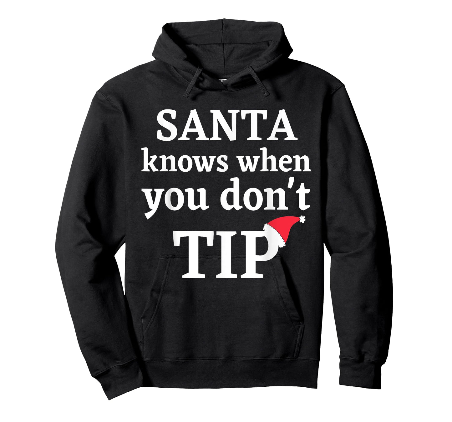 Funny Bartender Waitress Christmas Holiday Santa Gift 2024 T-Shirt