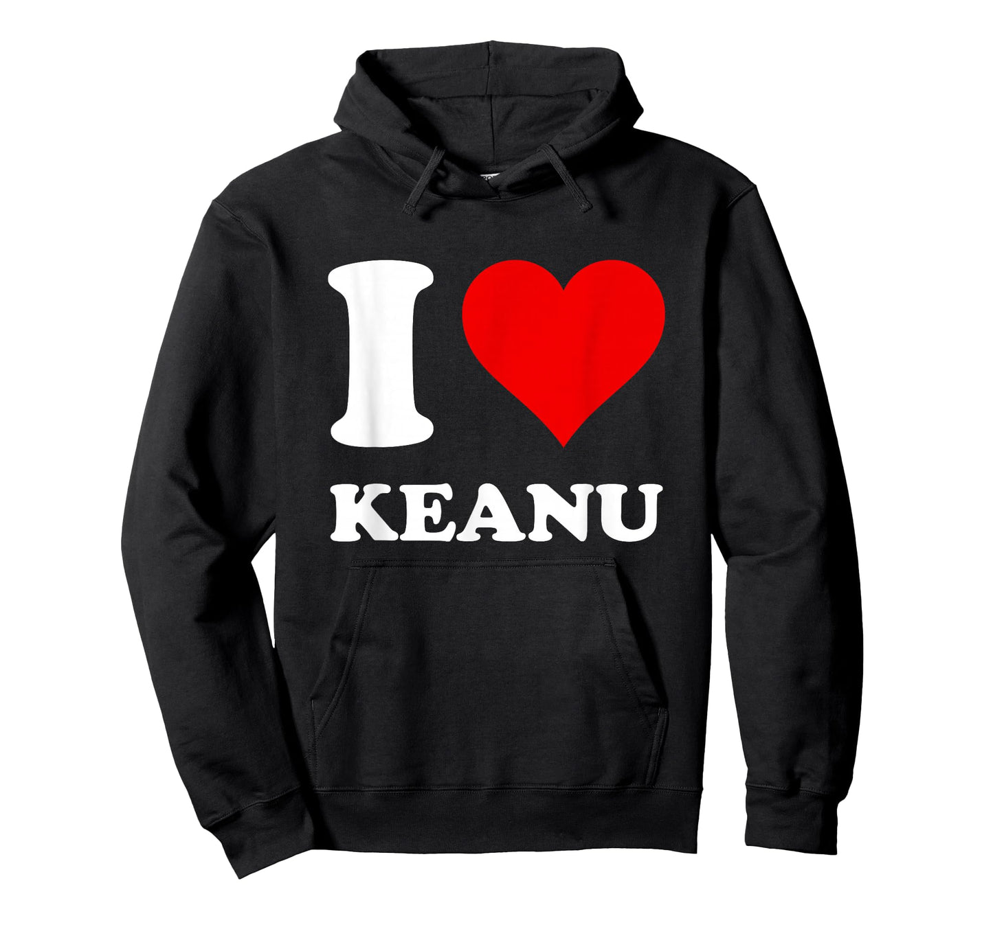 Red Heart I Love Keanu T-Shirt
