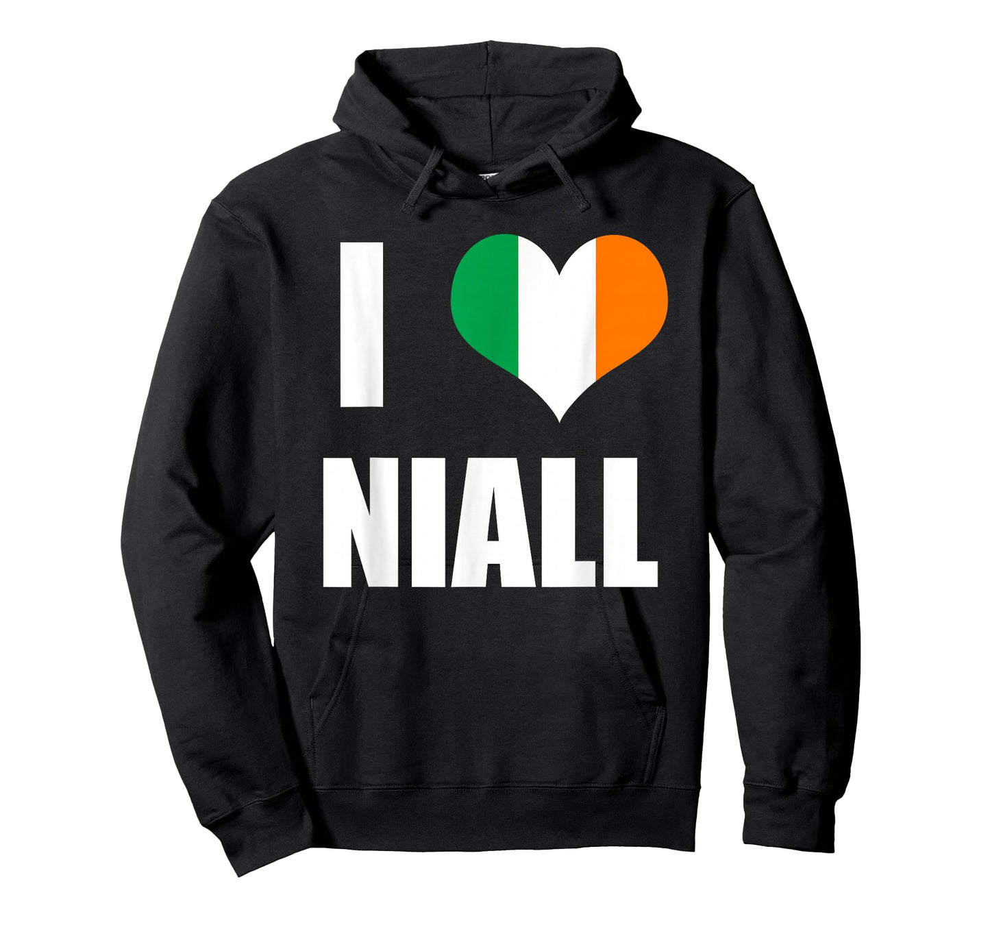 I Love Niall T-Shirt - Ireland Flag Heart T-Shirt