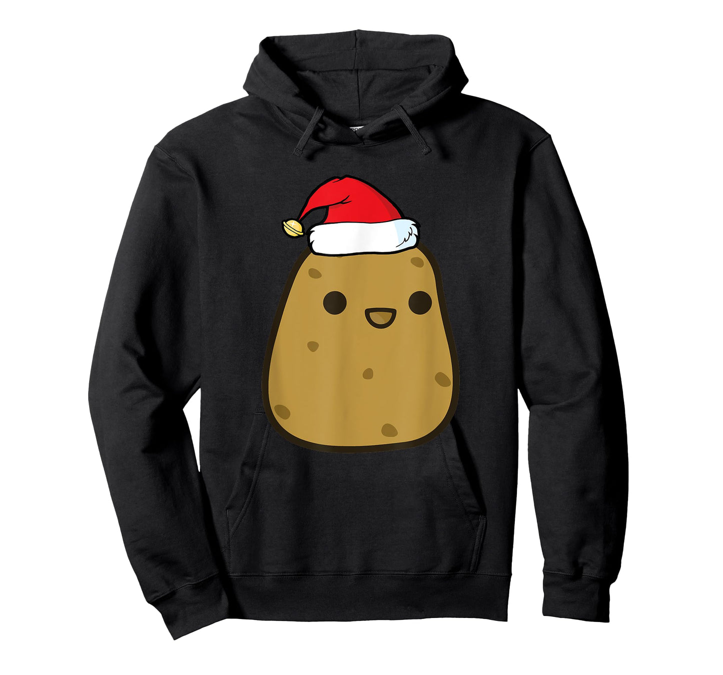 Funny Potato Christmas T-Shirt Santa Hat Costume Gift Kids T-Shirt