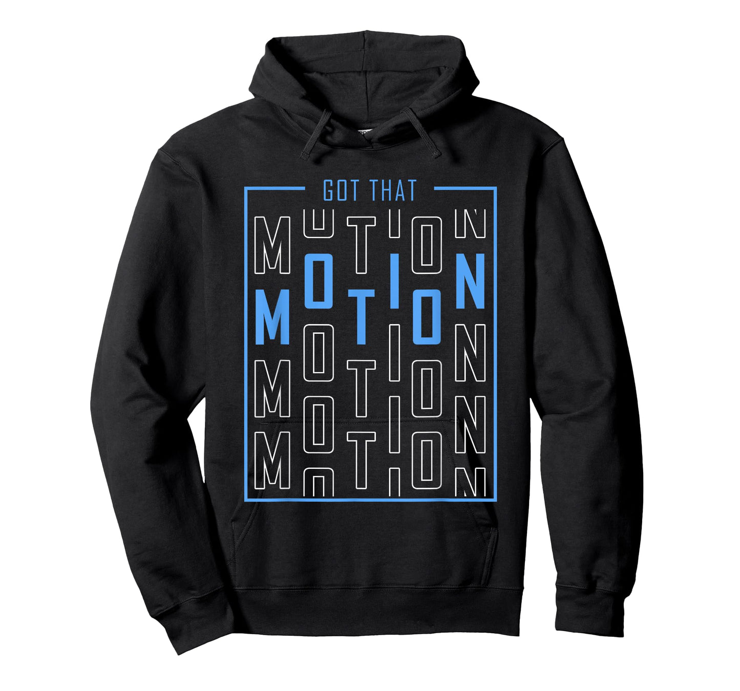 Blue Got Motion Blue Graphic T-Shirt