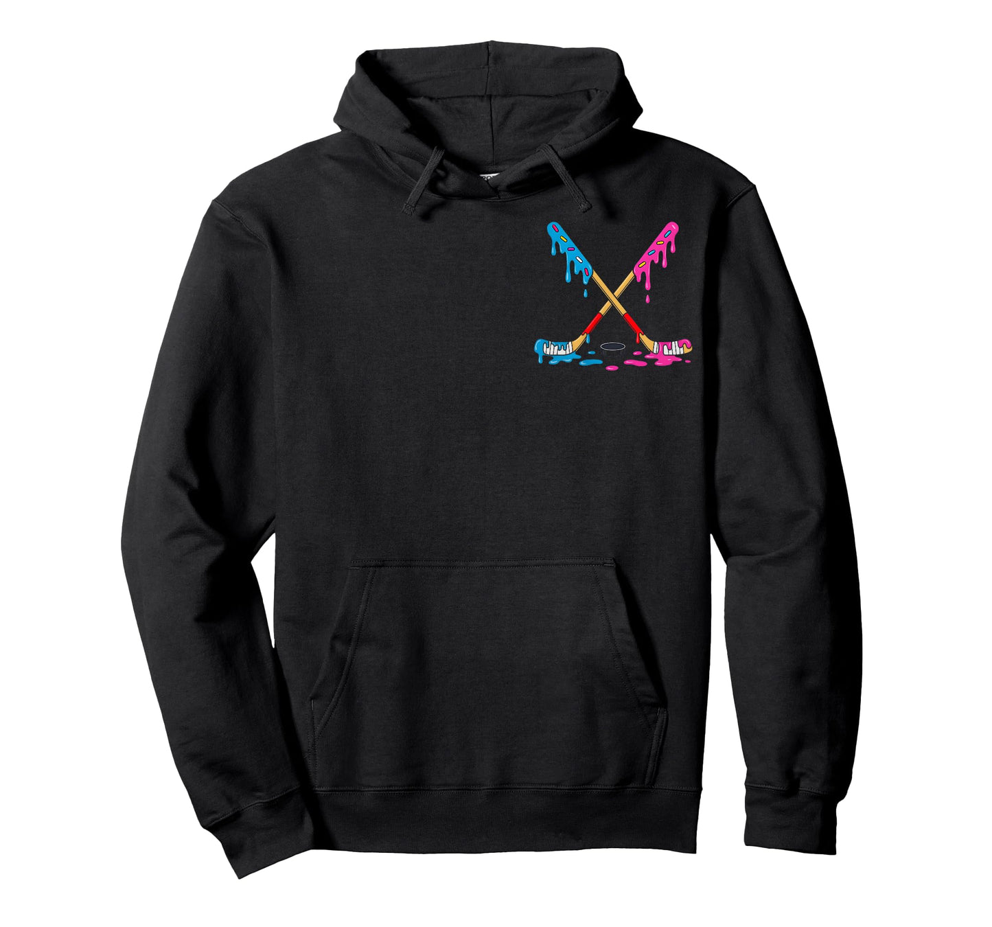 Hockey Ice Cream Drip Boys Ice Hockey Youth Players T-Shirt