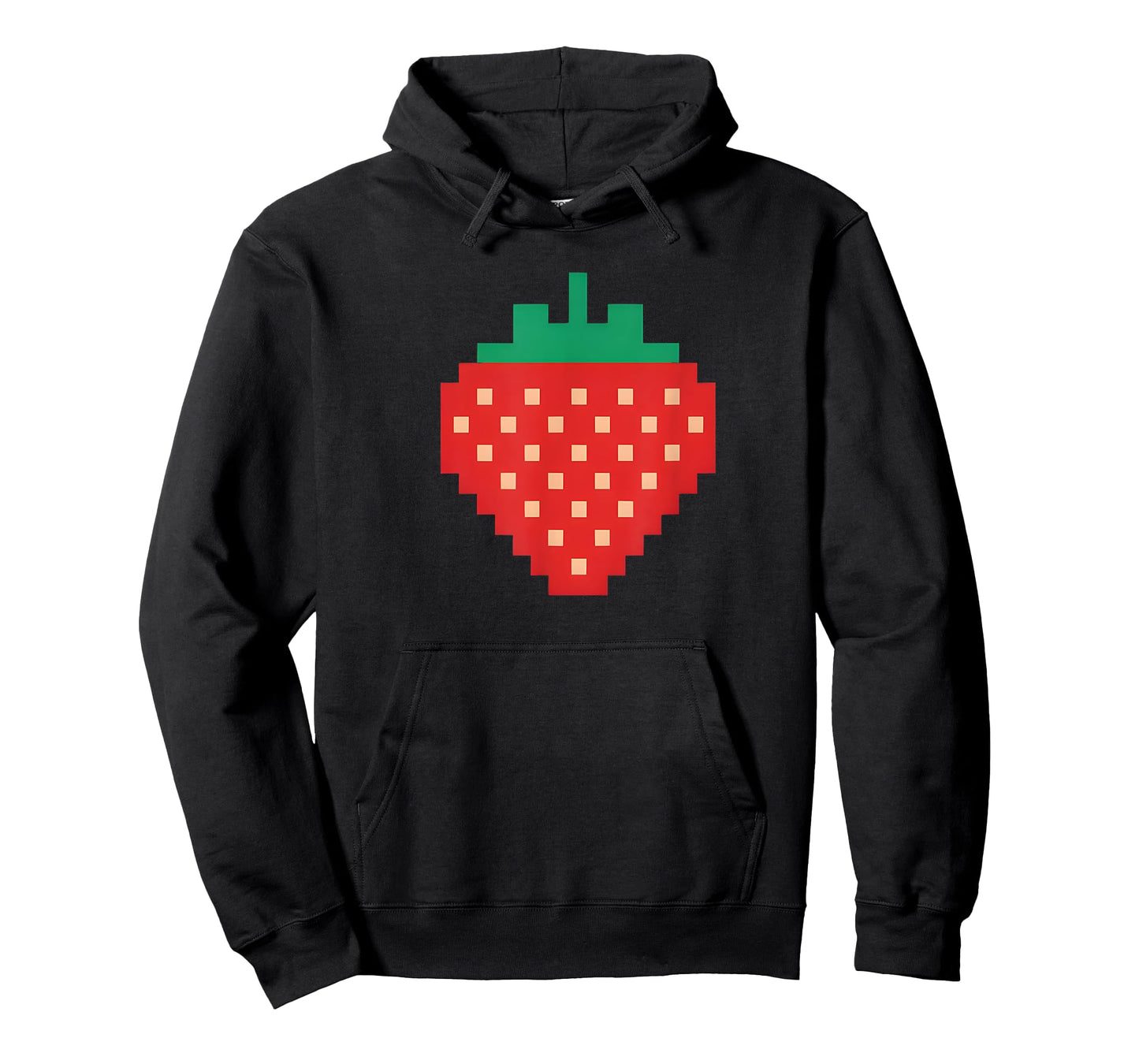 Pixel Strawberry 80s Video Game Halloween Costume T-Shirt