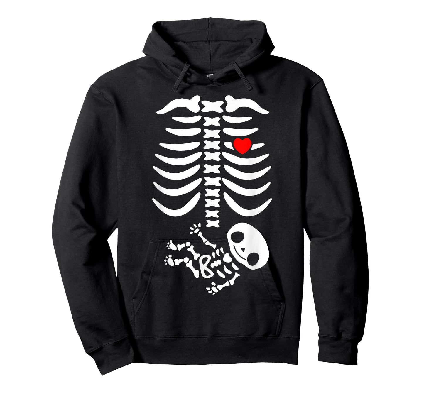 Baby Skeleton Pregnancy Halloween Pregnant Matching Family T-Shirt