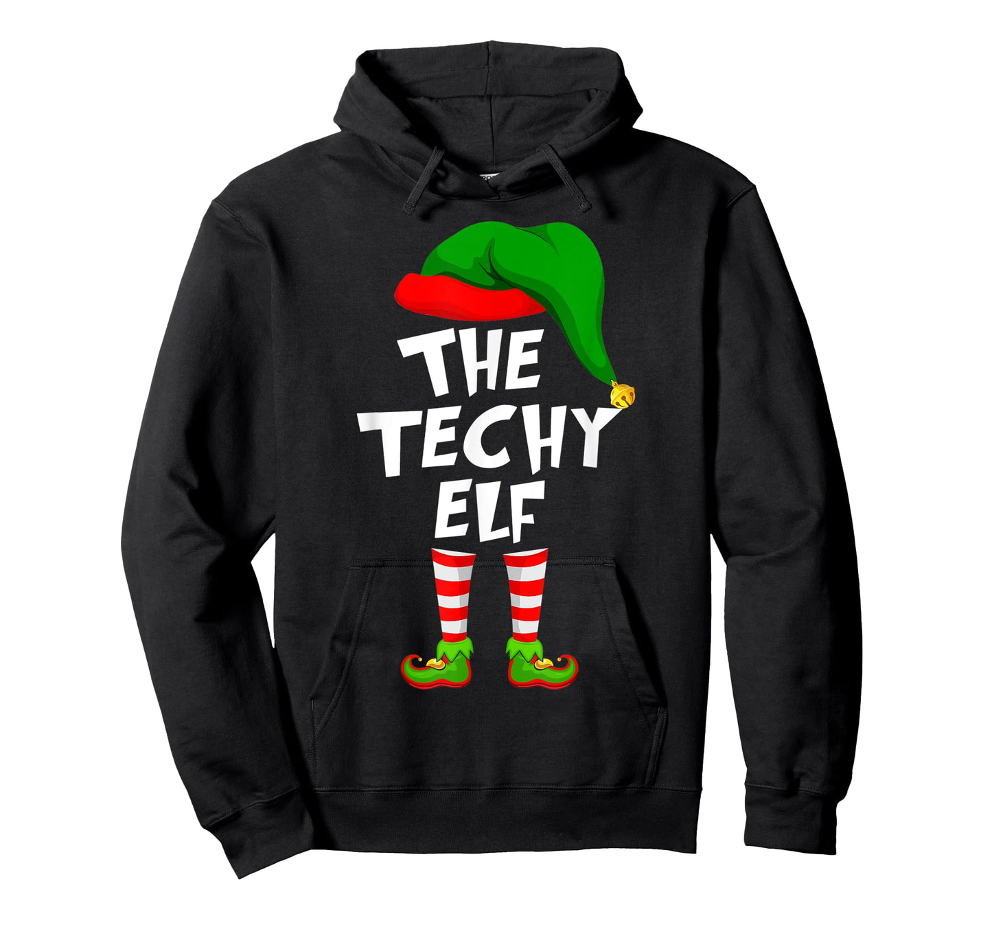 Funny Matching Family Christmas The Techy Elf T-Shirt
