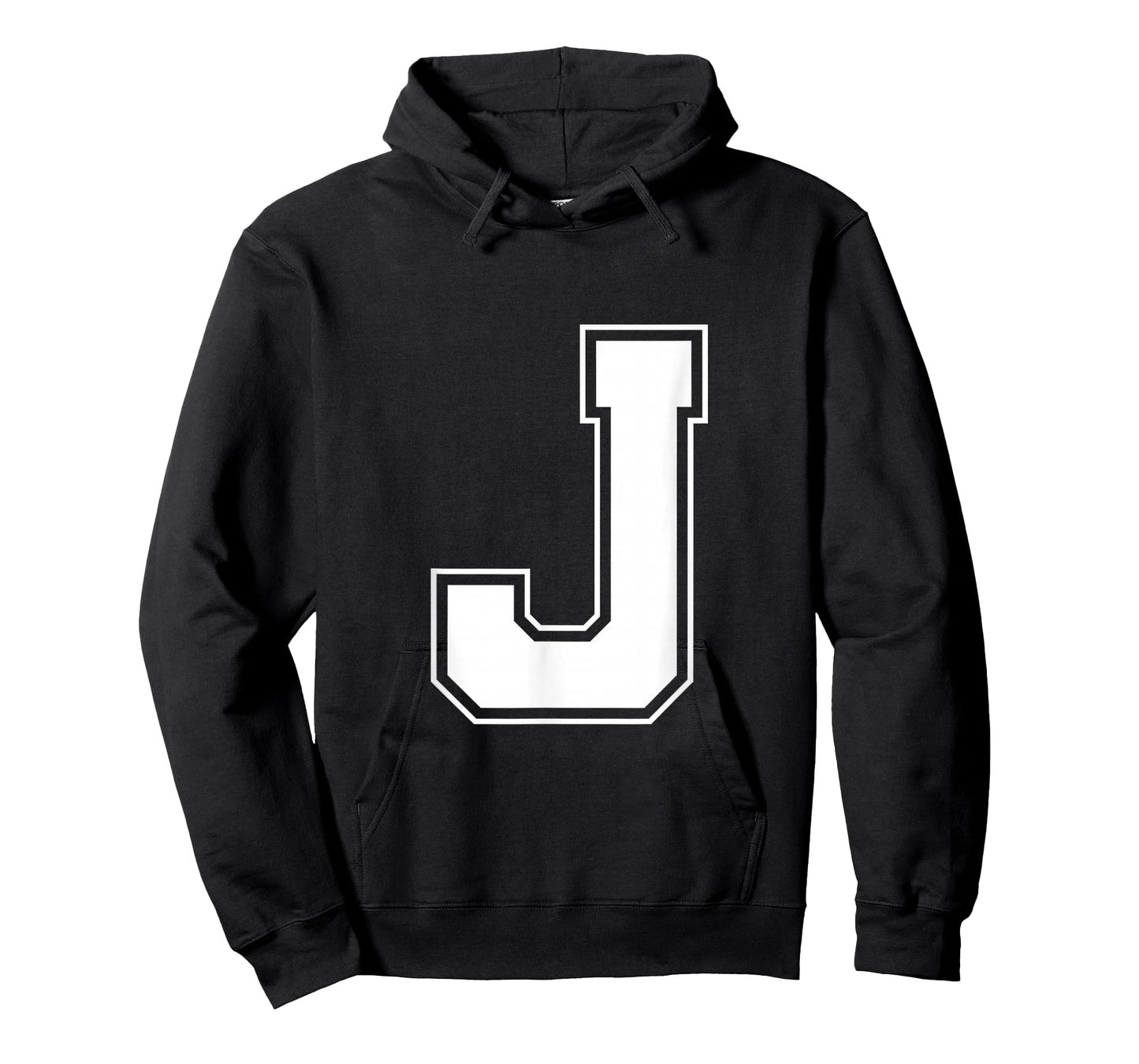 Letter J Big Bold Capital Varsity Alphabet Monogram T-Shirt