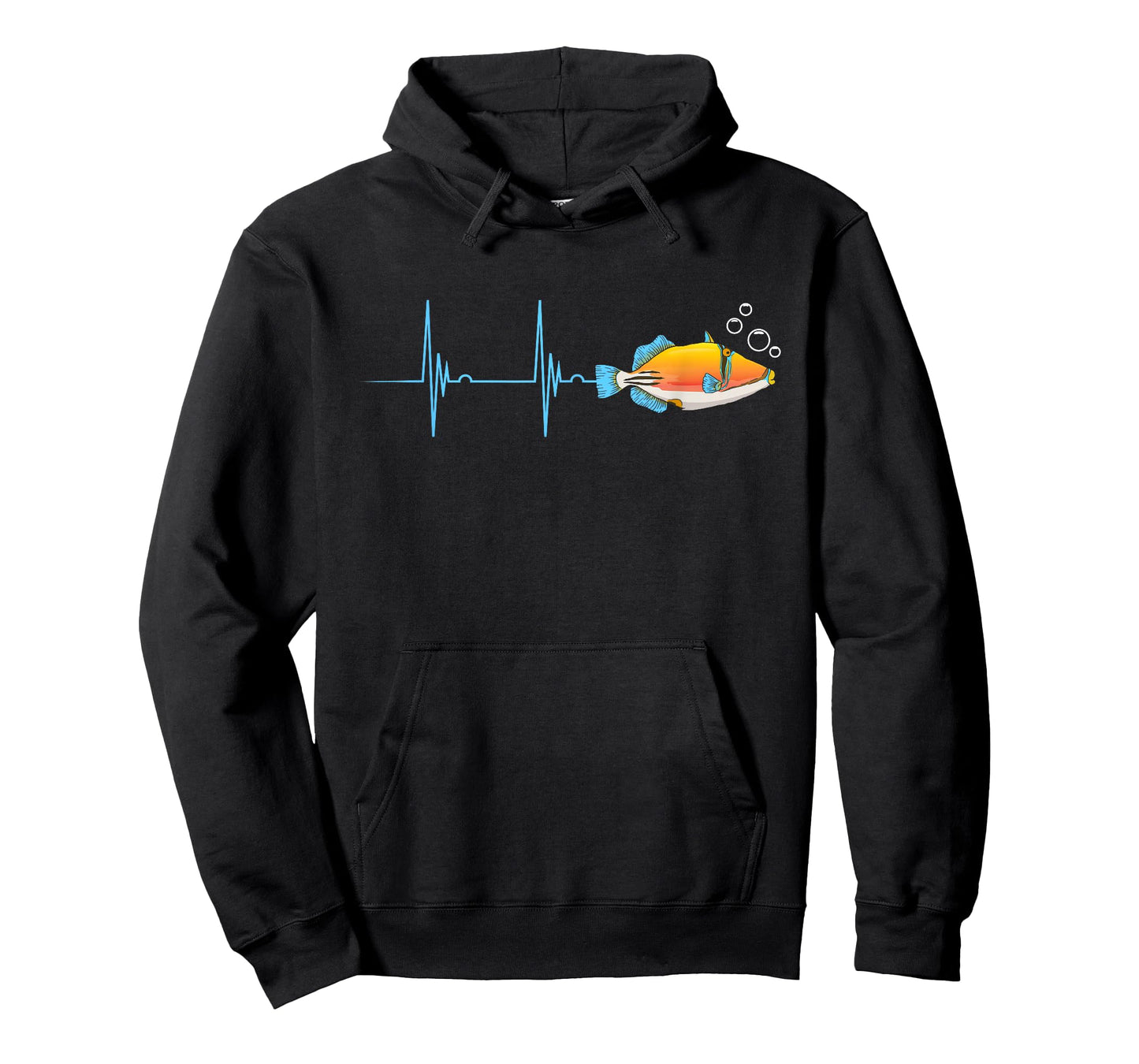 Humuhumunukunukuapua'a Hawaiian Reef Triggerfish Heartbeat T-Shirt