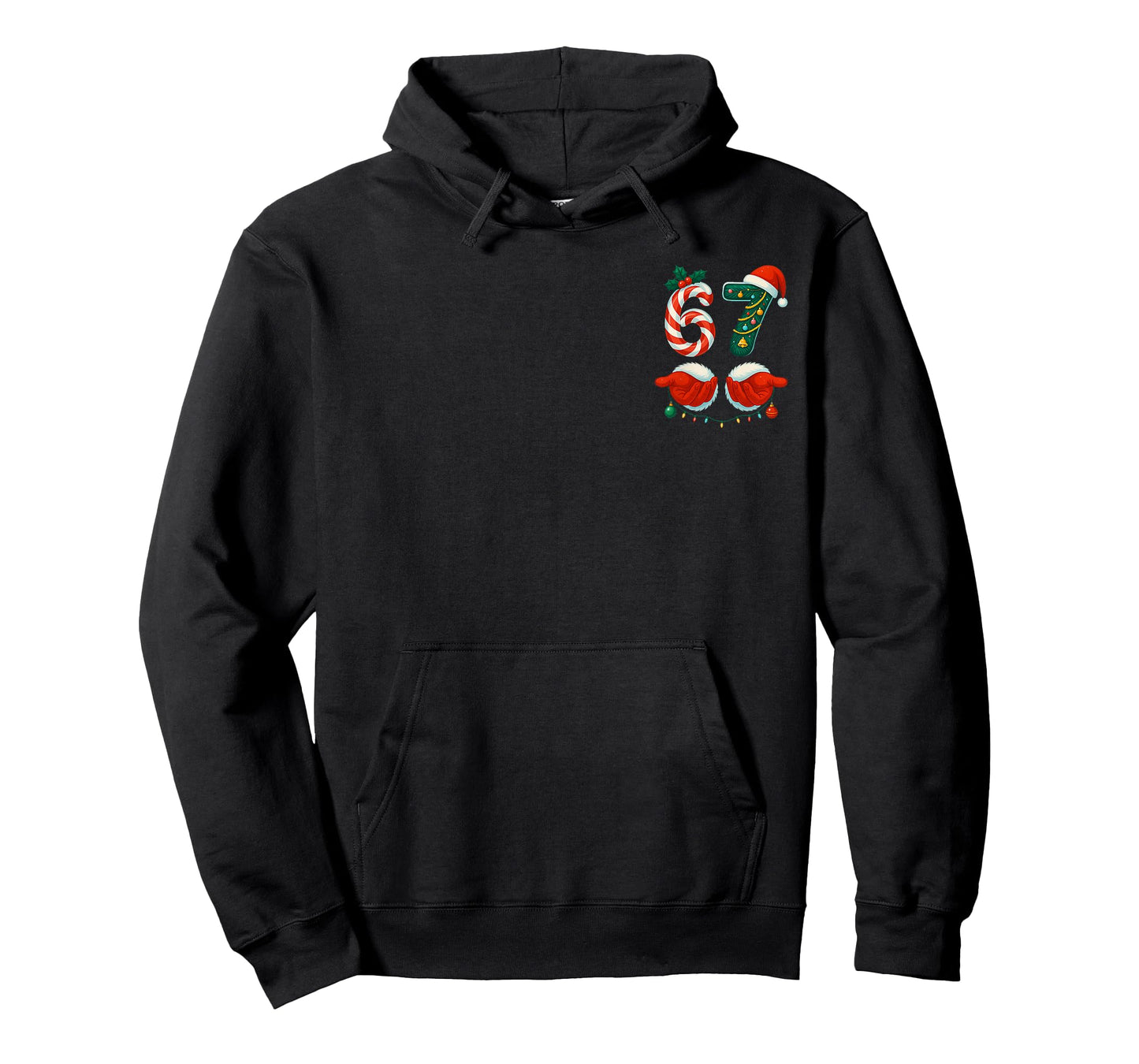 67 Christmas 6 7 Meme Pajamas Holiday Gen Alpha Slang T-Shirt