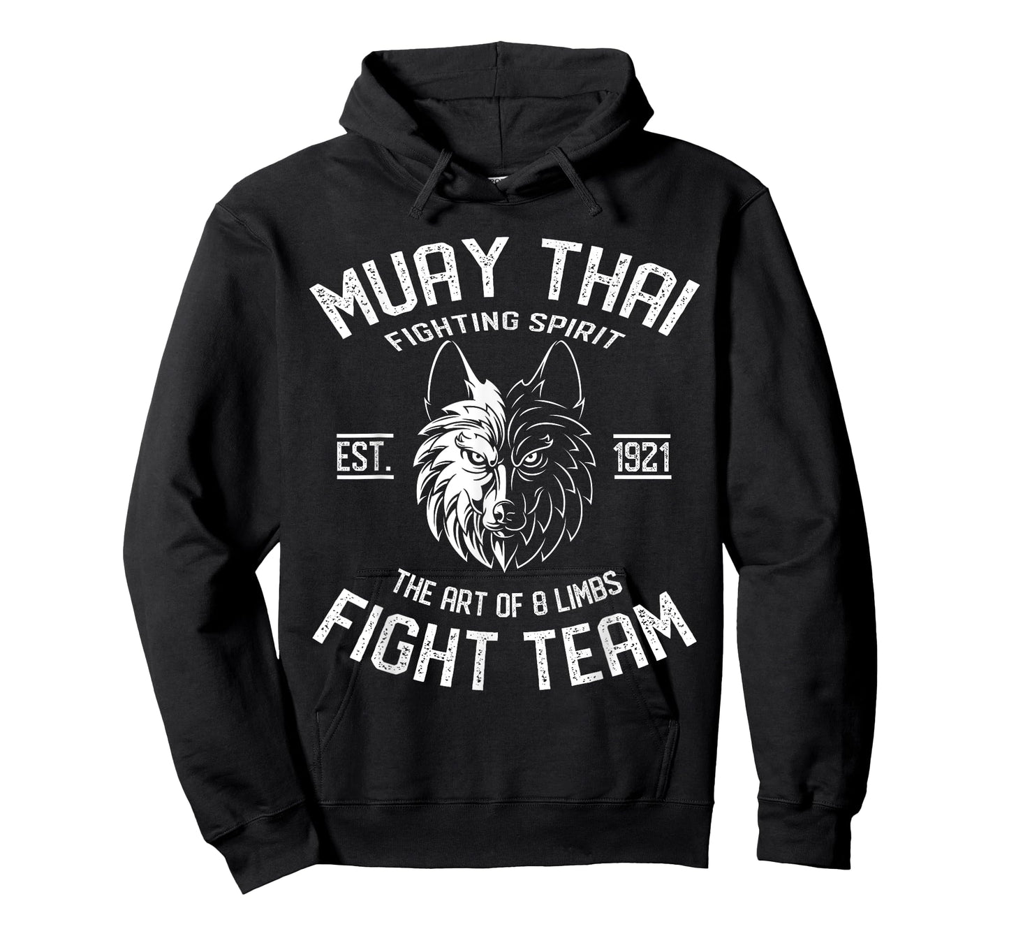 Muay Thai Wolf Fight Team - Nak Muay, Kickboxing Gift T-Shirt