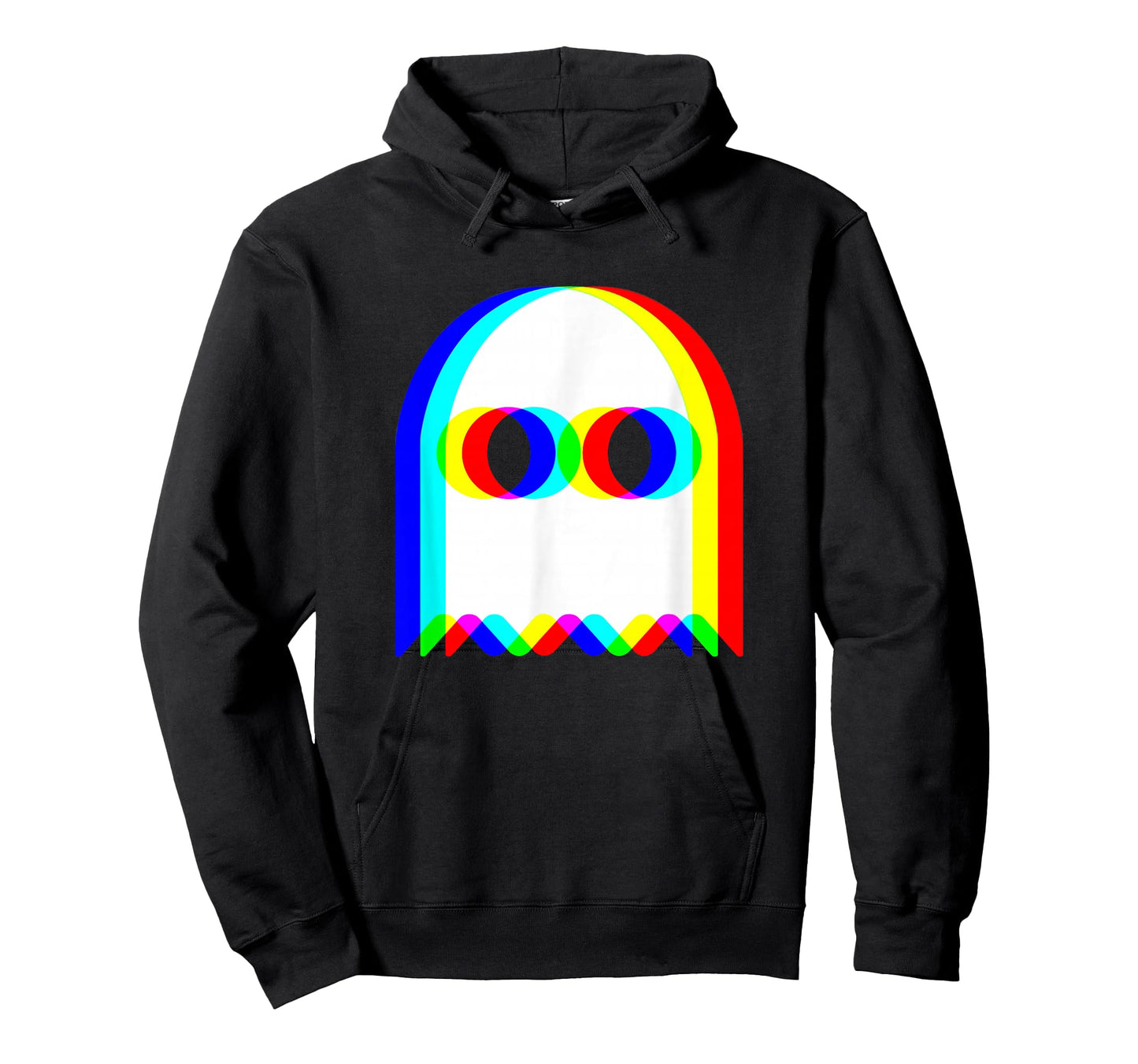 Funny Ghost Trippy Vaporwave Halloween Techno Rave EDM Party T-Shirt