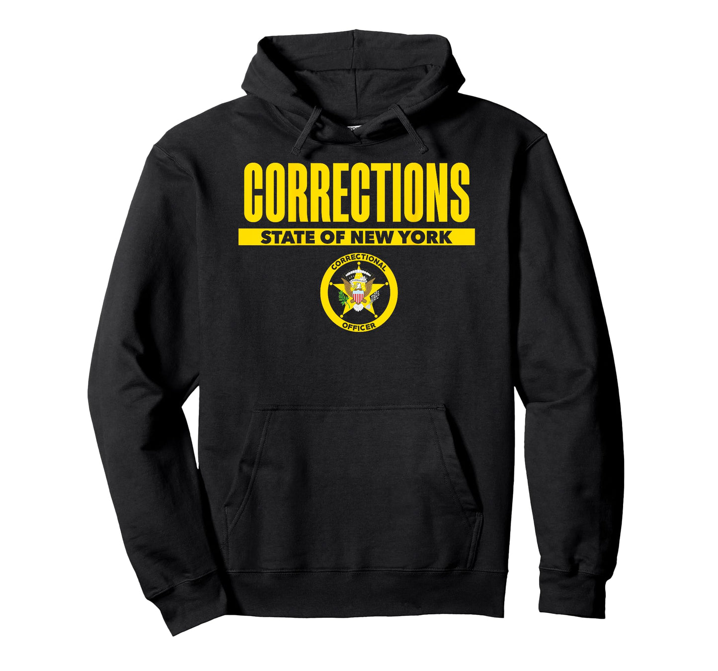 New York Correctional Officer Thin Gray Line Flag Uniform T-Shirt