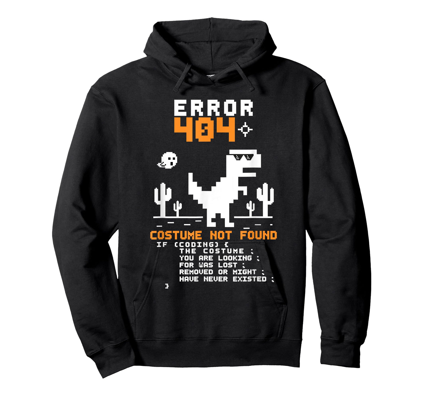 Error 404 Costume Not Found Halloween Coding Programmer Geek T-Shirt