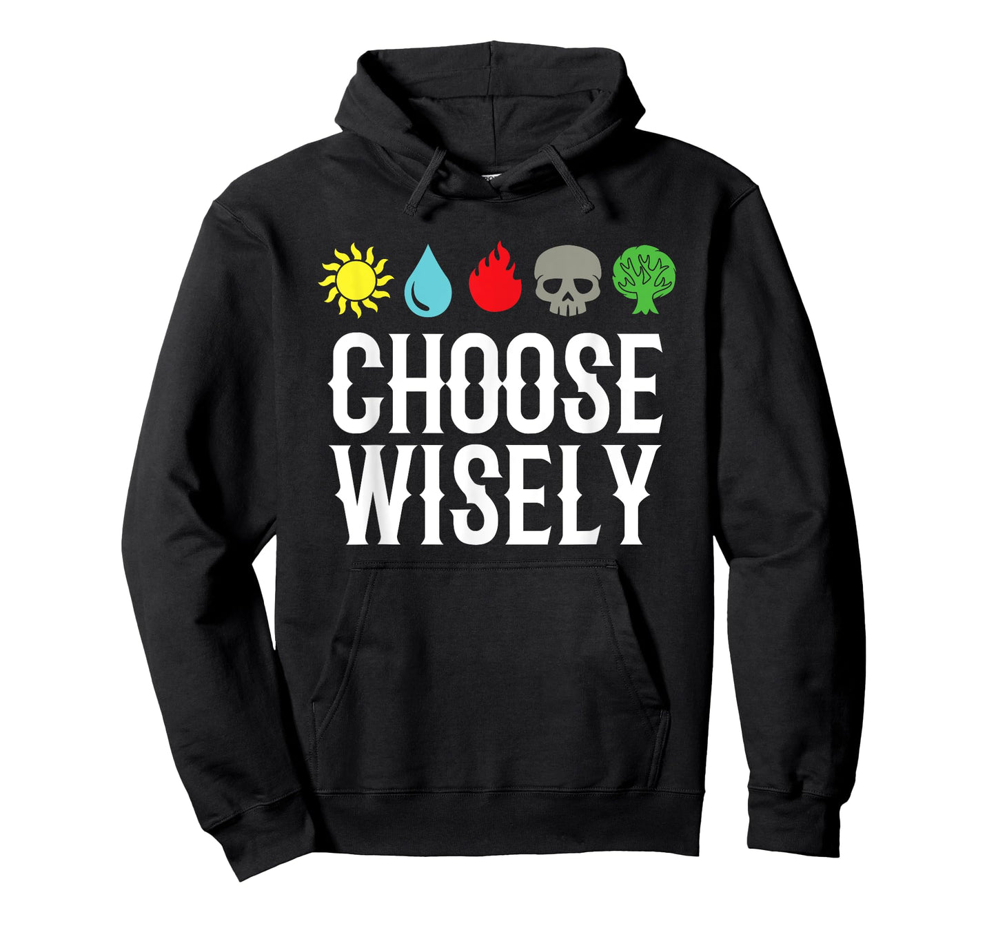 Choose Wisely Gamer Mana Symbols Gathering Magic Funny T-Shirt