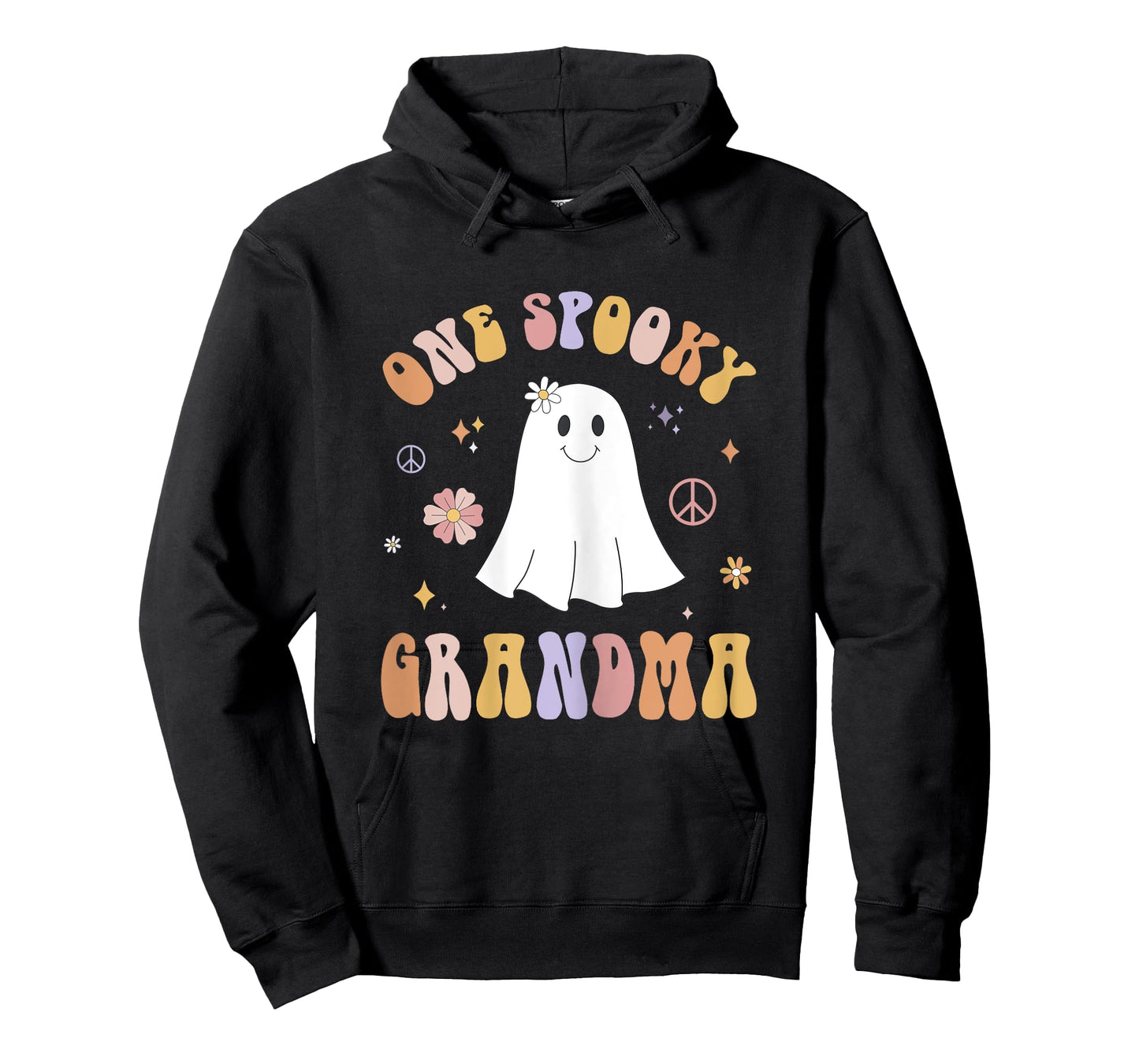 One Spooky Grandma First Birthday Retro Halloween Ghost Boo T-Shirt