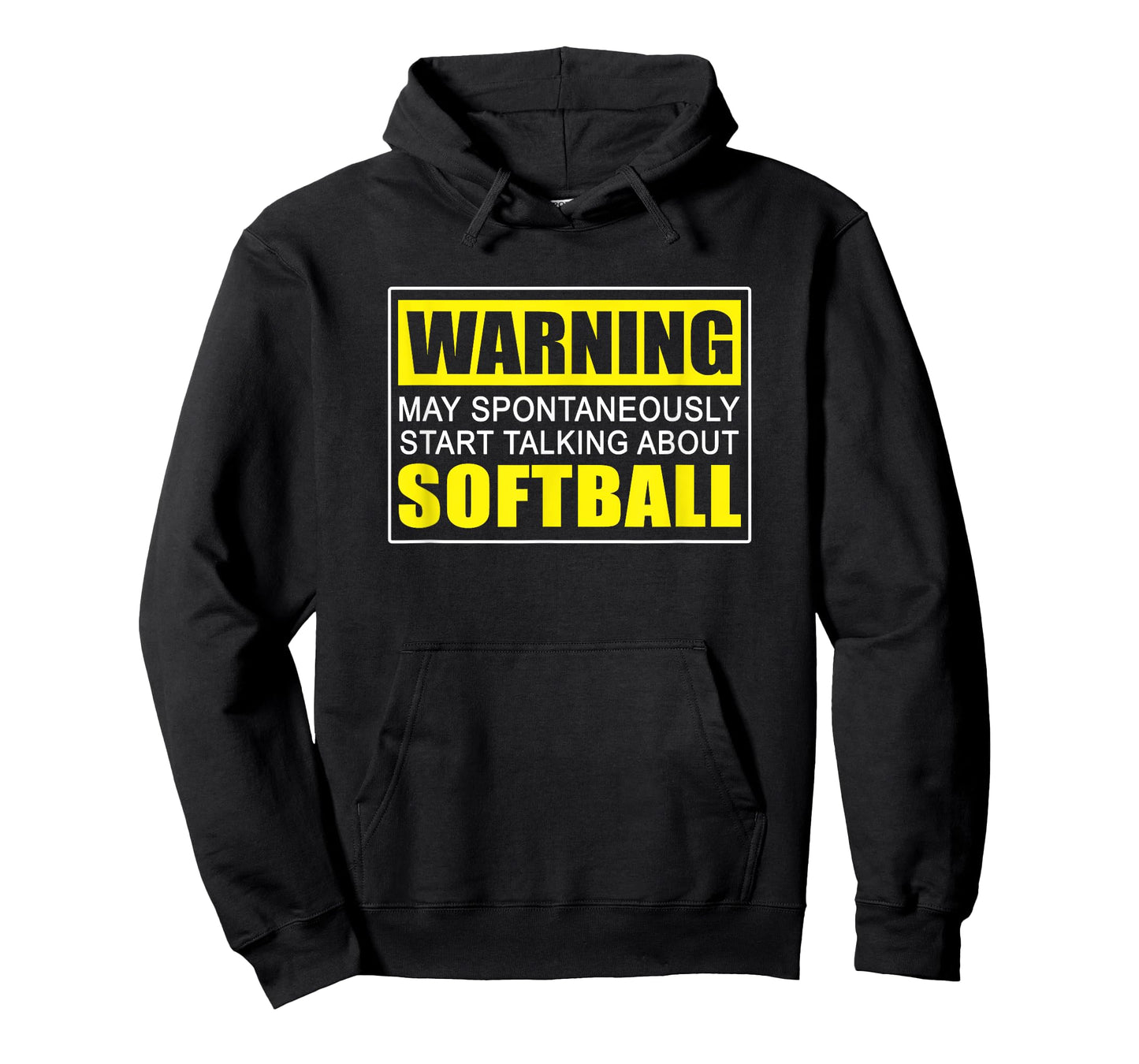 Warning May Spontaneously Start Talking About Softball T-Shirt