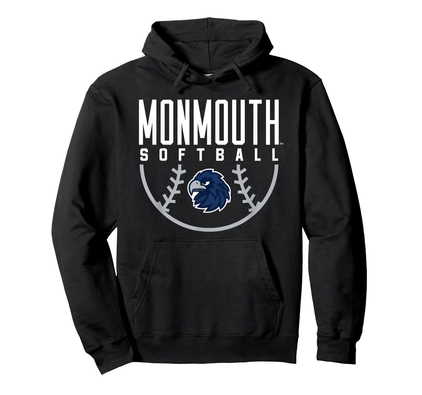 Monmouth University Hawks Softball Arch T-Shirt