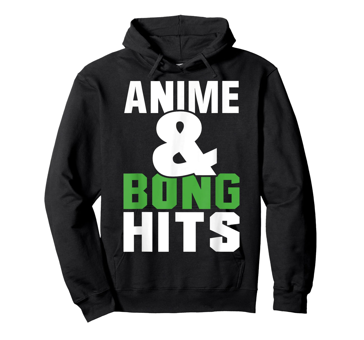 Anime And Bong Hits - Kuwaii Art Asian Animation Style Weed T-Shirt