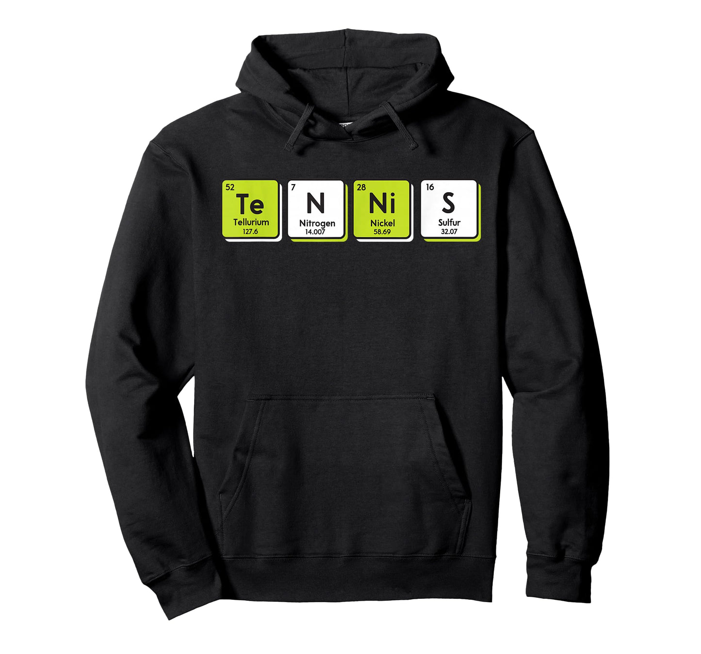 Tennis Periodic Table Elements Sport Funny Player Coach Gift T-Shirt