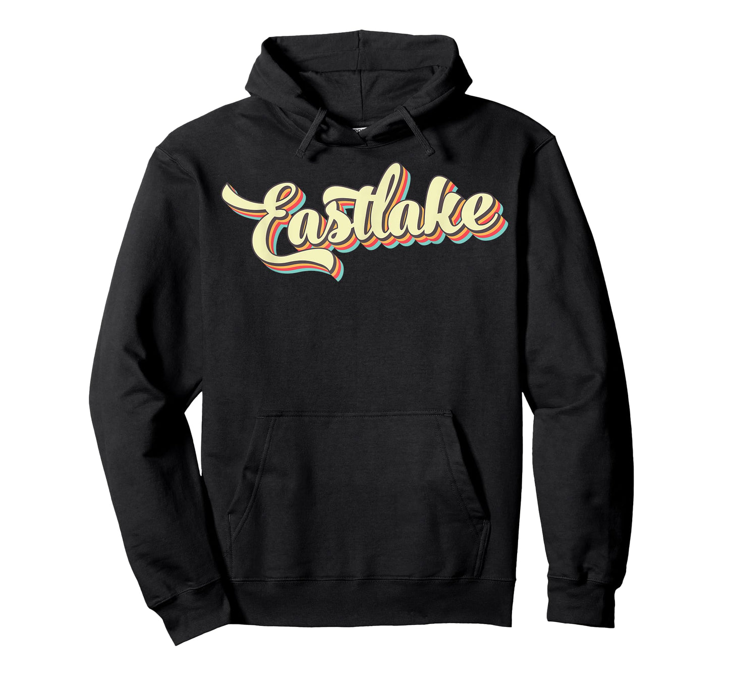 Eastlake TShirt Retro Art Baseball Font Vintage T-Shirt
