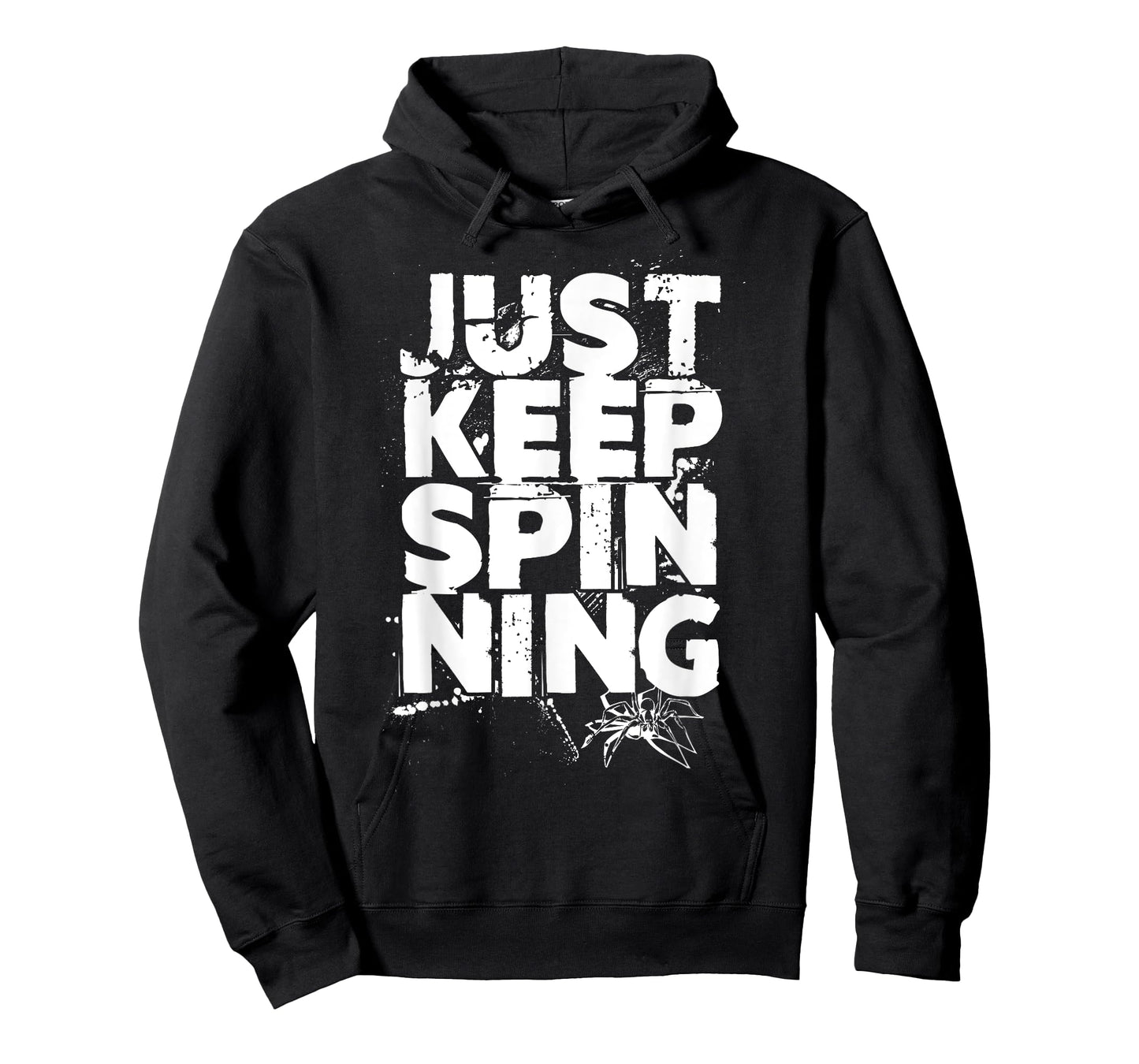 Just Keep Spinning Spider Web Halloween T-Shirt