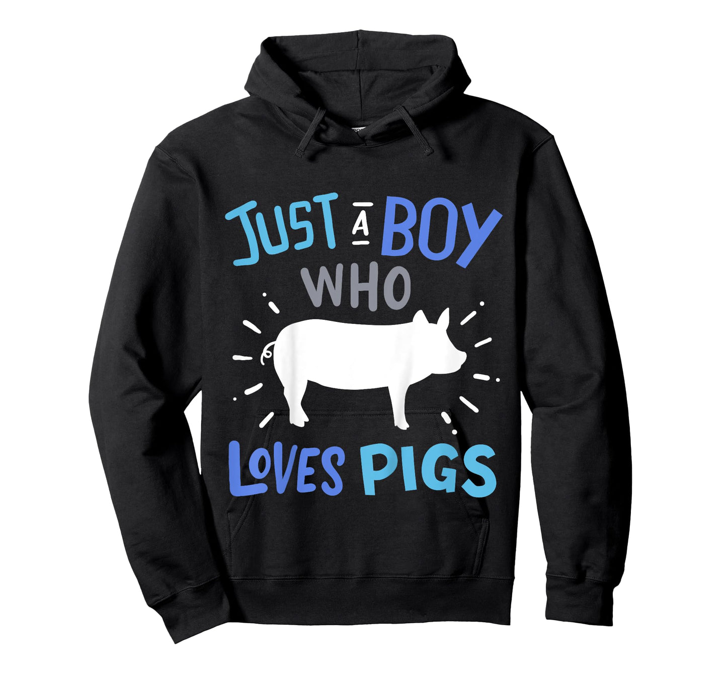 Kids Pig Just A Boy Who Loves Pigs Gift for Pig Lovers T-Shirt