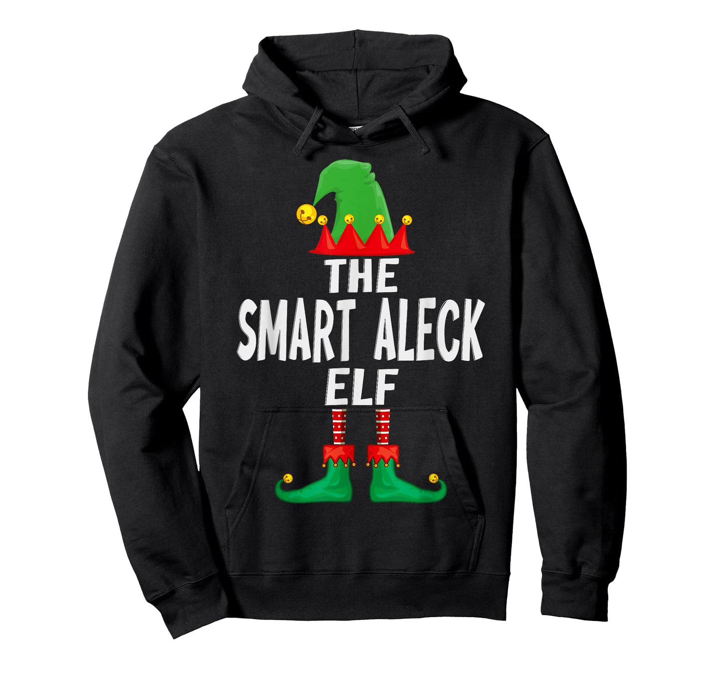 The Smart Aleck Elf Matching Family Christmas T-Shirt
