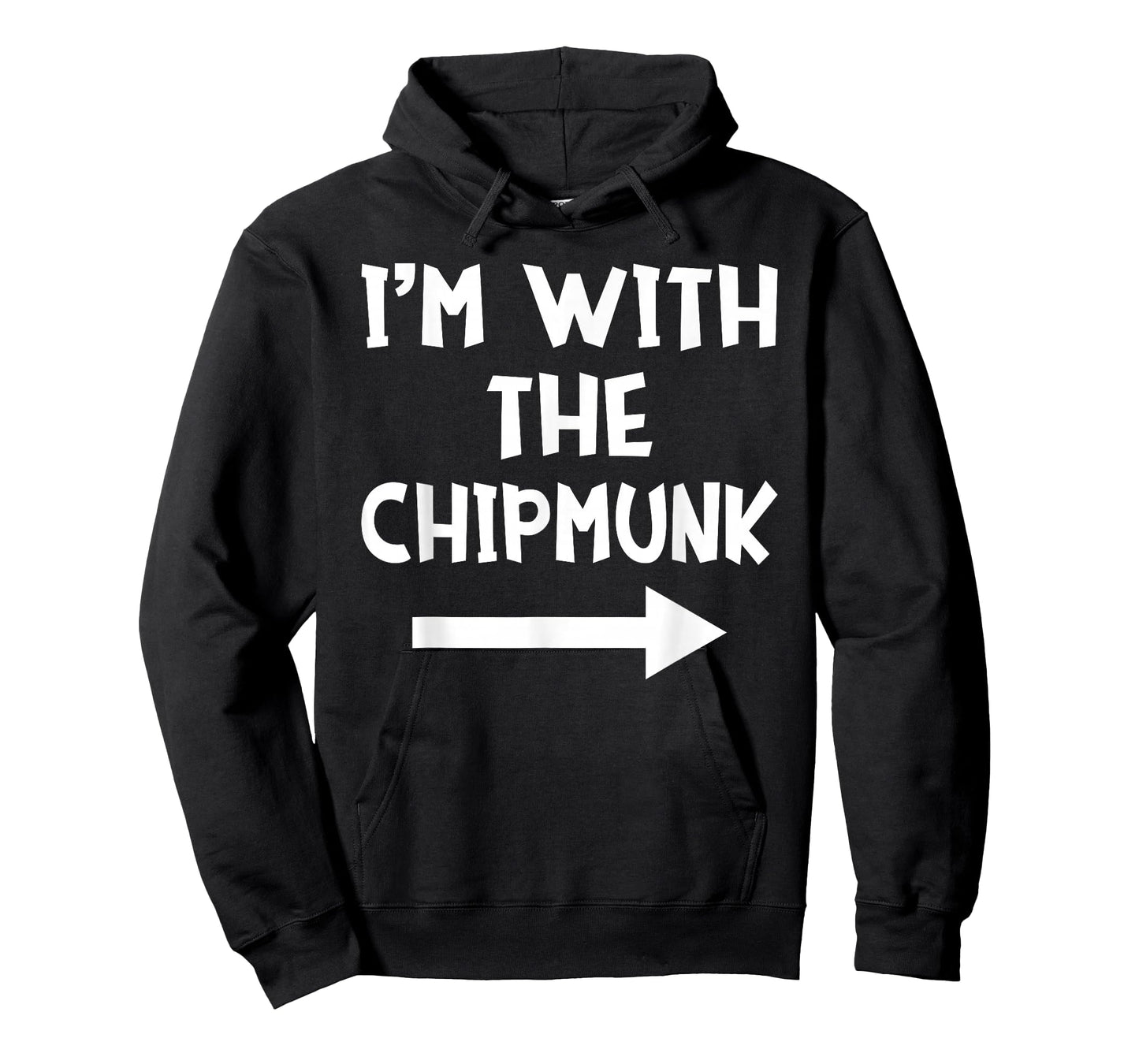 I'm With The Chipmunk Matching Couple Halloween Costume T-Shirt