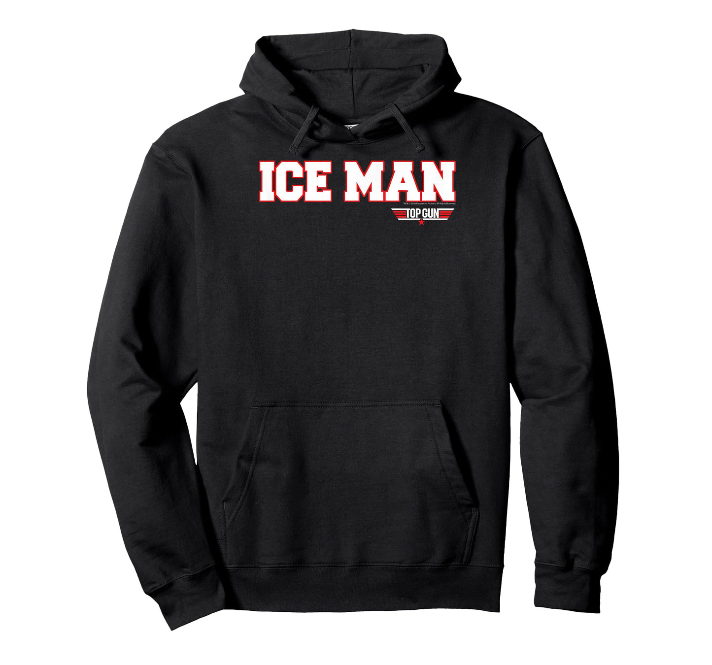 Top Gun Ice Man Name and Graphic Action Movie T-Shirt