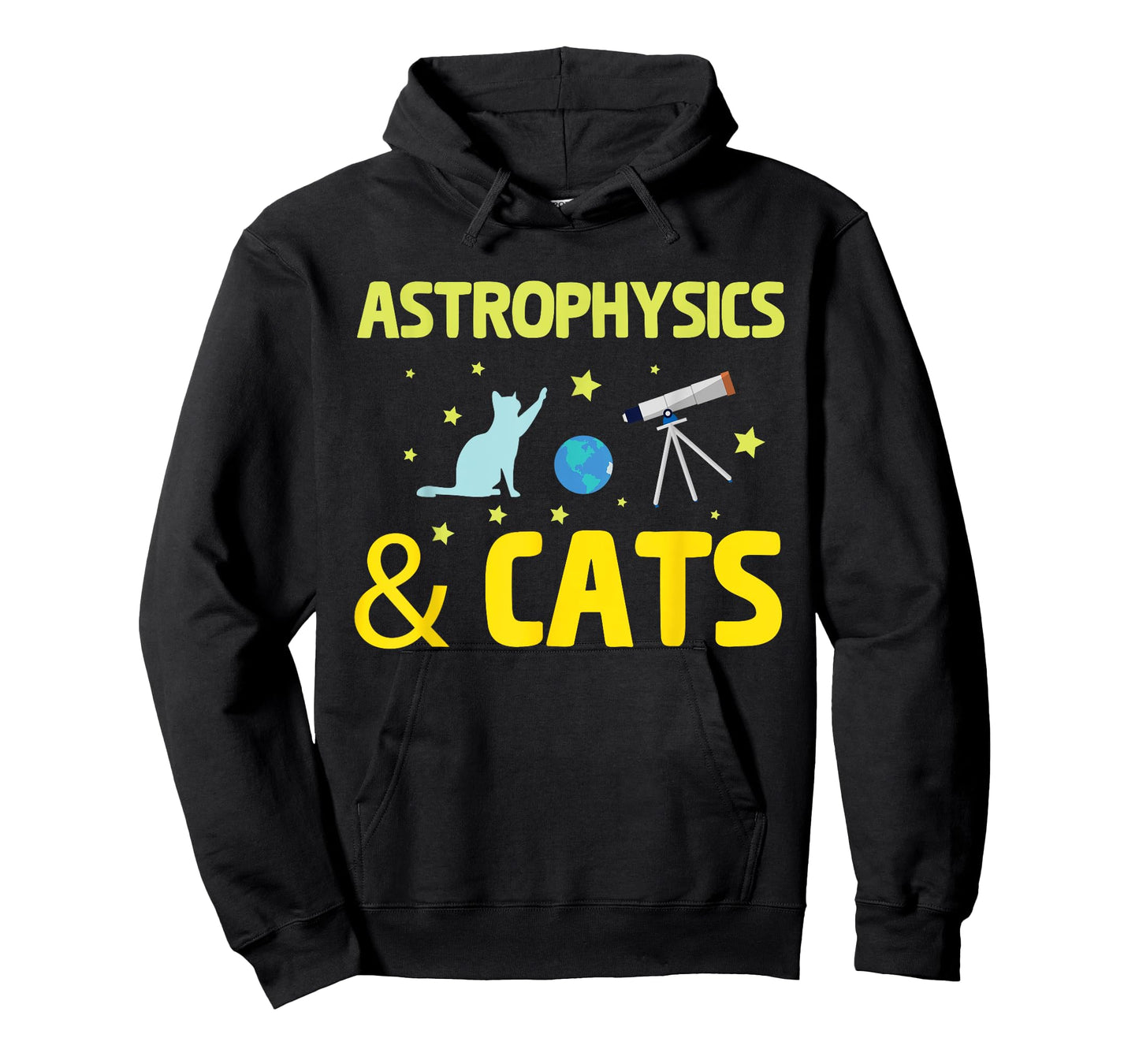 Astrophysics And Cats, Telescope Astrophysicist T-Shirt