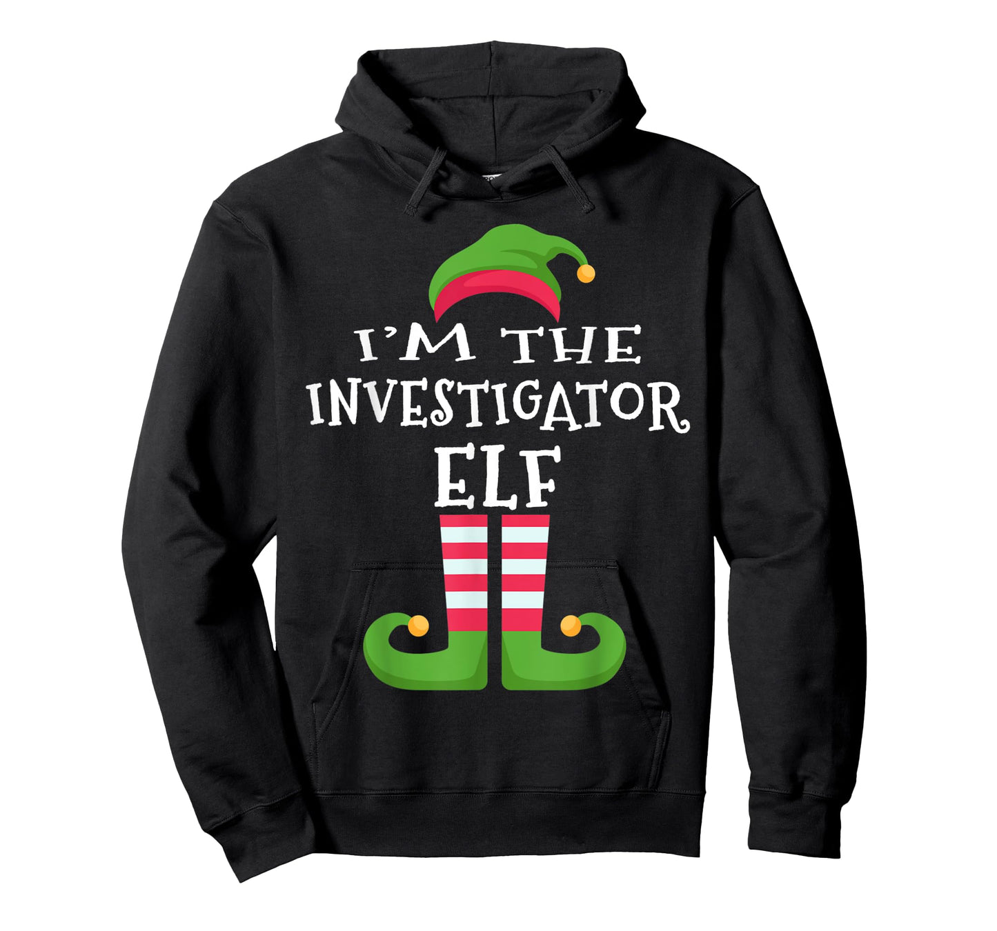 I'm The INVESTIGATOR Elf T-Shirt Family Matching Christmas T-Shirt