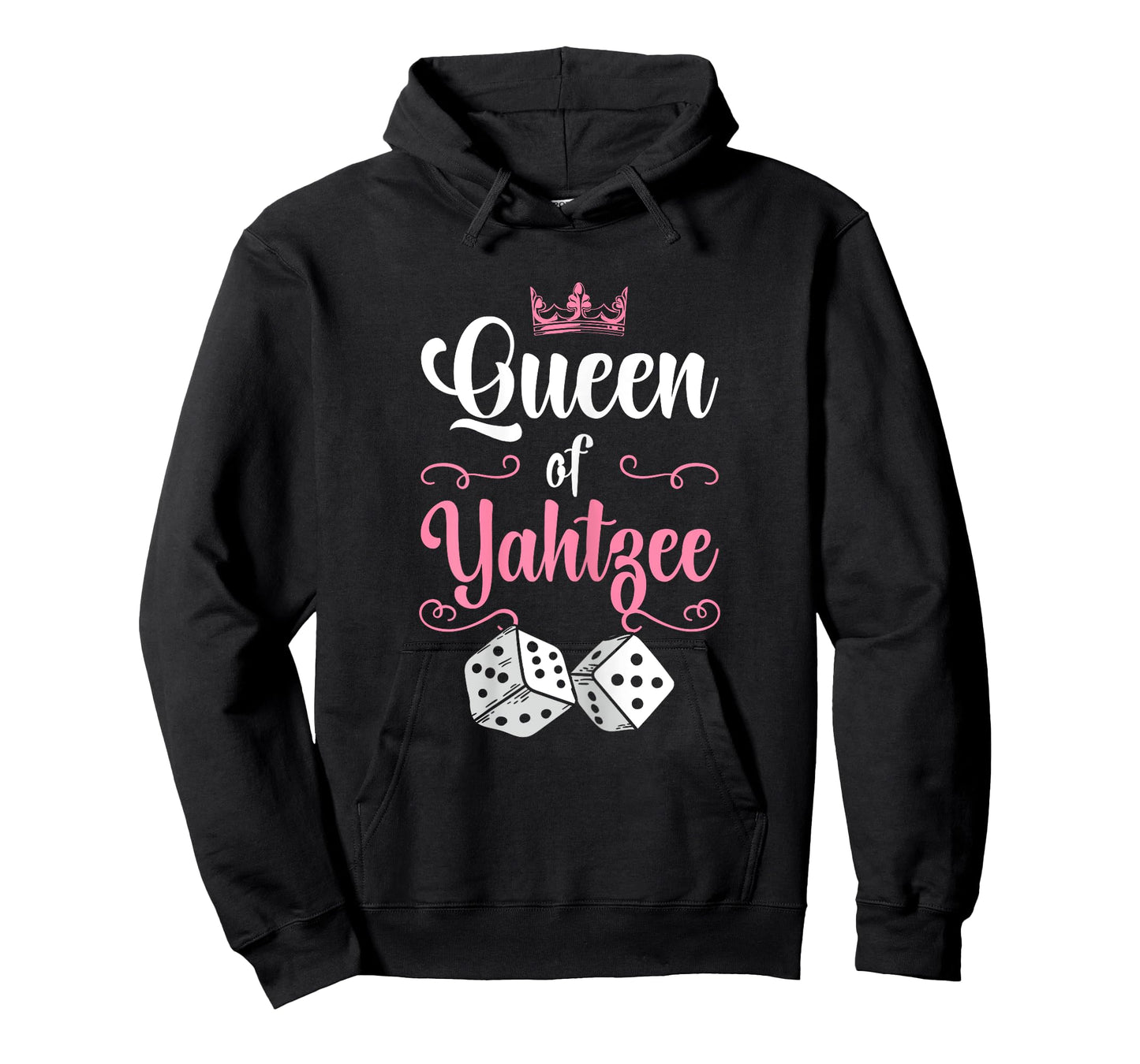 Queen Of Yahtzee Game Night Dice Game T-Shirt