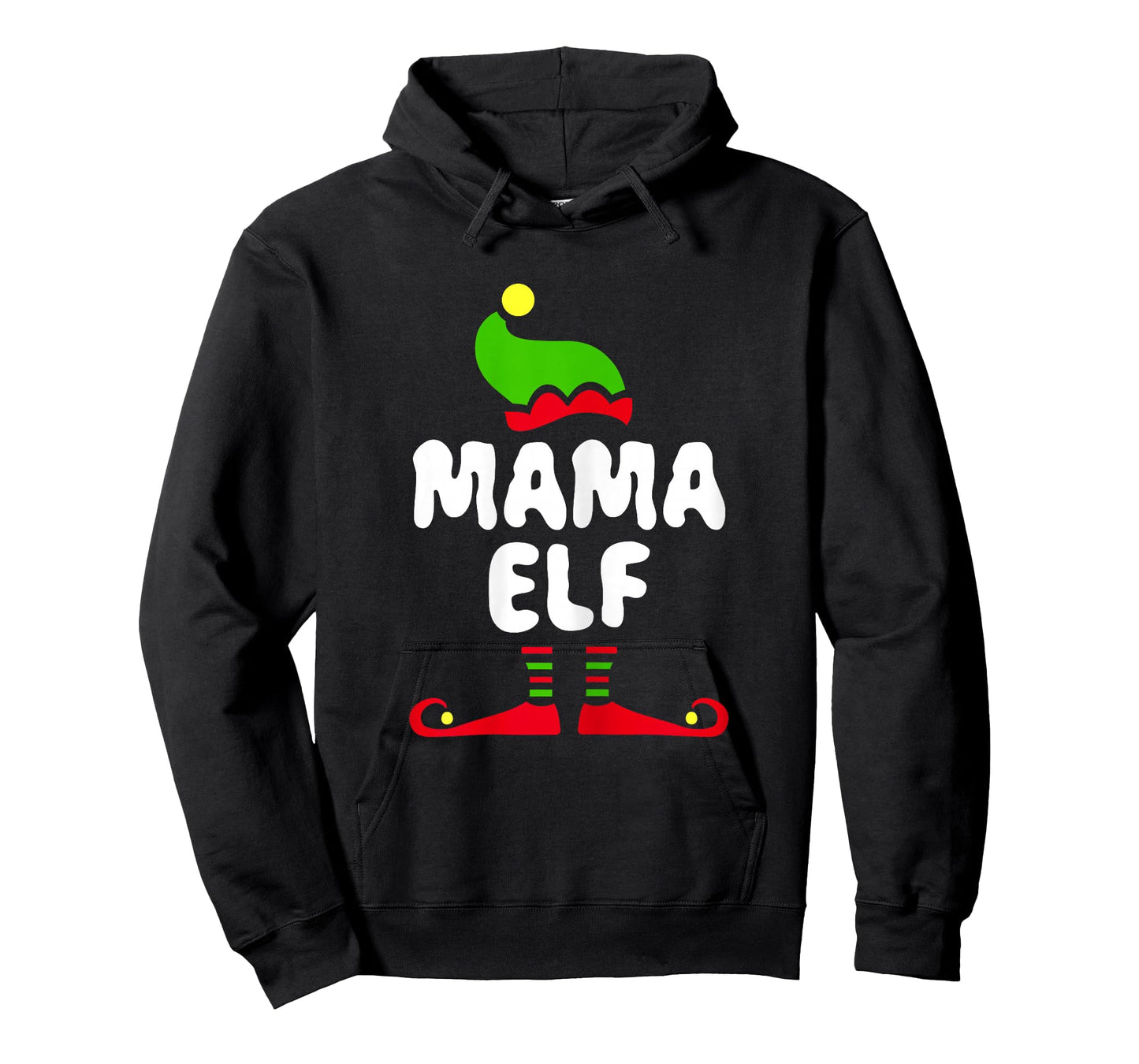 Mama Elf Shirt Women Matching Elf Mama Christmas T-Shirt