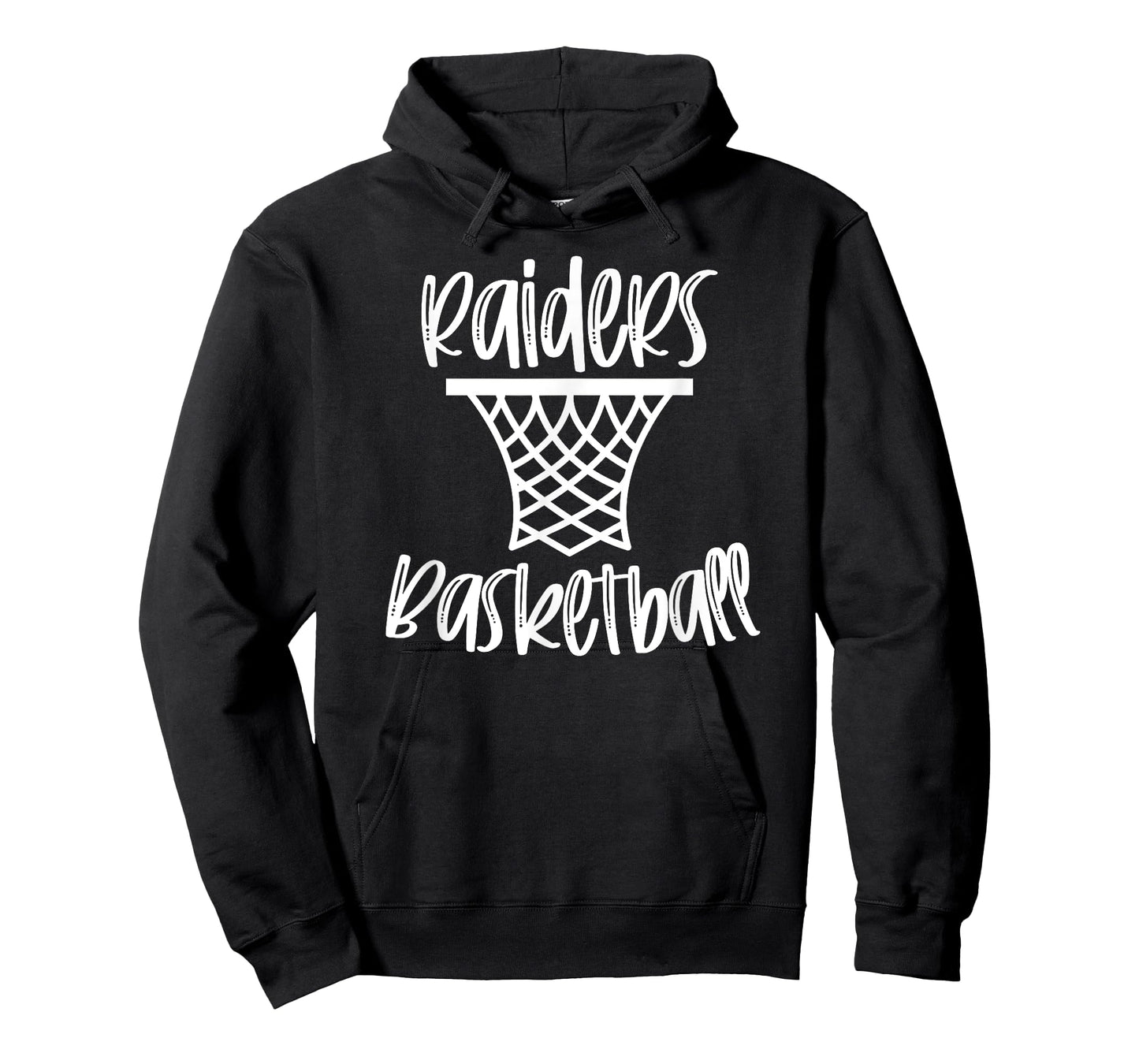 Raiders Basketball Team Mascot School Spirit Game Night T-Shirt