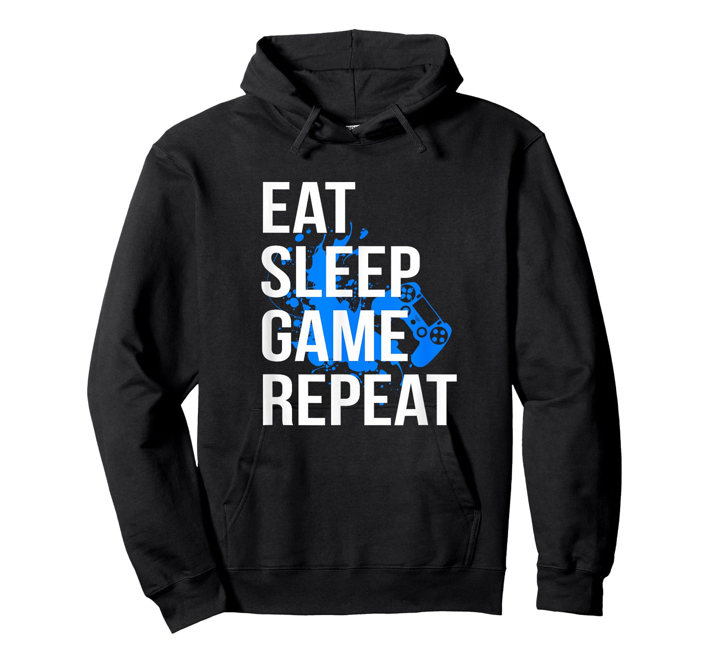 Gamer T-Shirt Eat Sleep Game Repeat Men Women Kids Tee T-Shirt