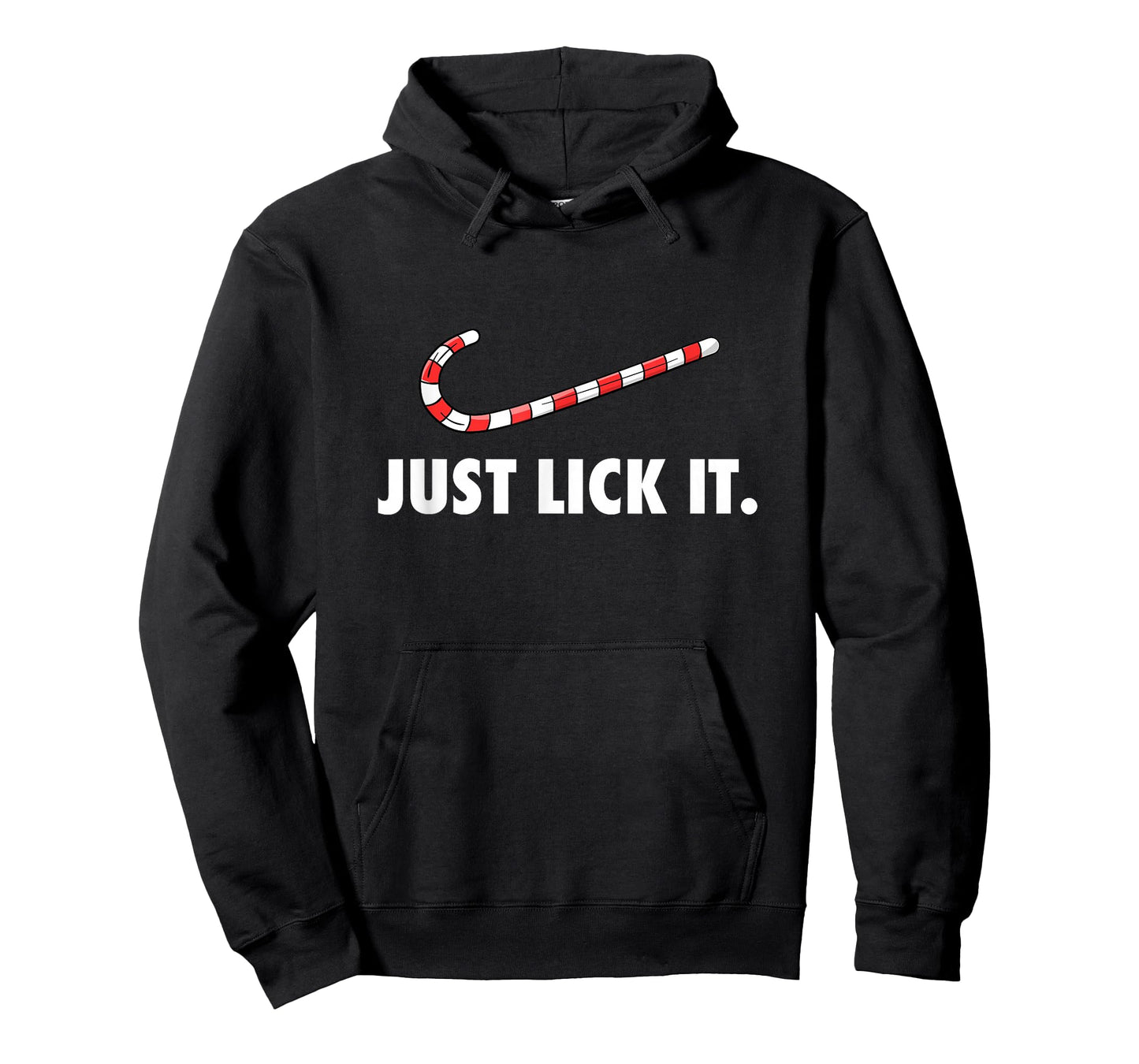 Just Lick It. Naughty Christmas Candy Cane T-Shirt