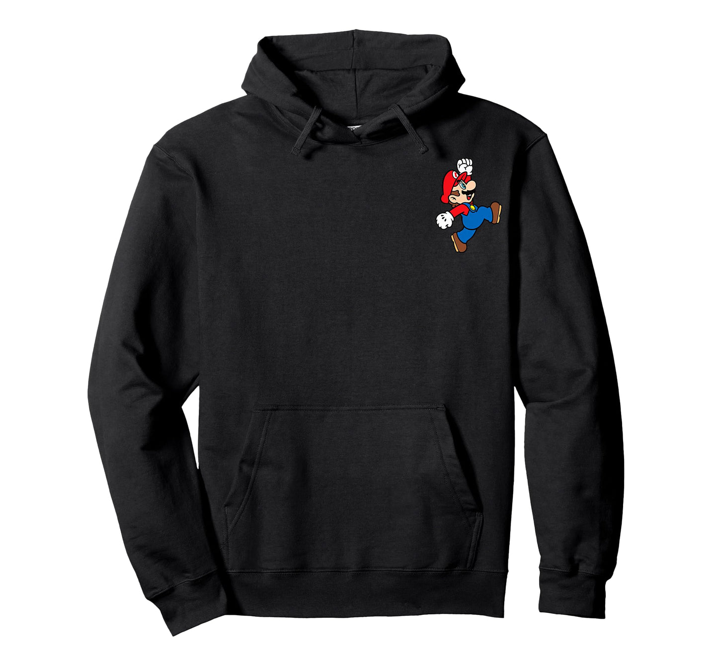 Super Mario Bros Mario Jump Left Chest T-Shirt