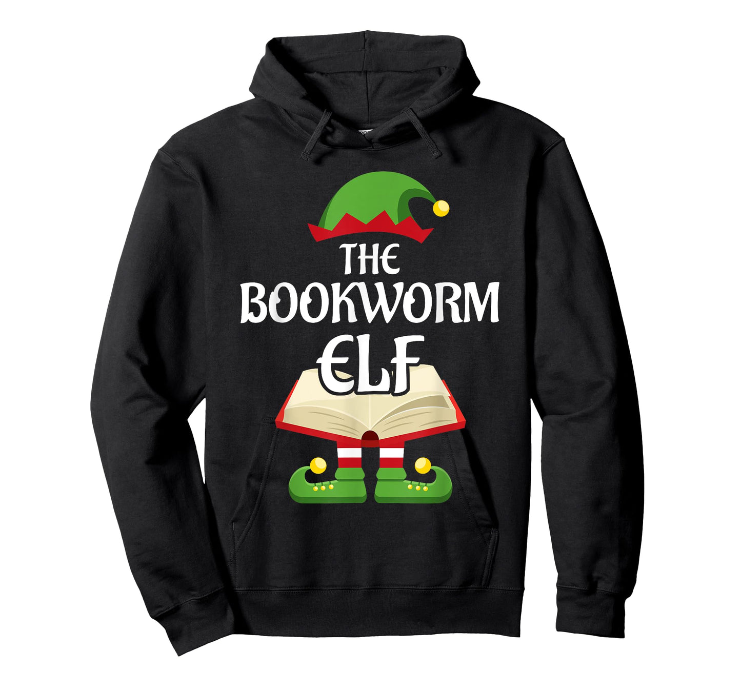 Bookworm Elf Family Matching Group Christmas Reading T-Shirt