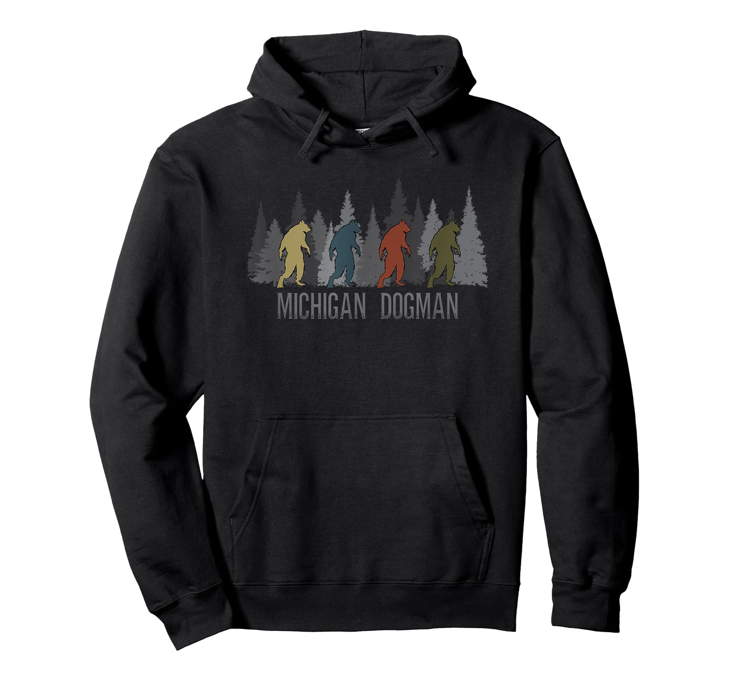 Michigan Dogman Cryptid Society Werewolf Monster T-Shirt