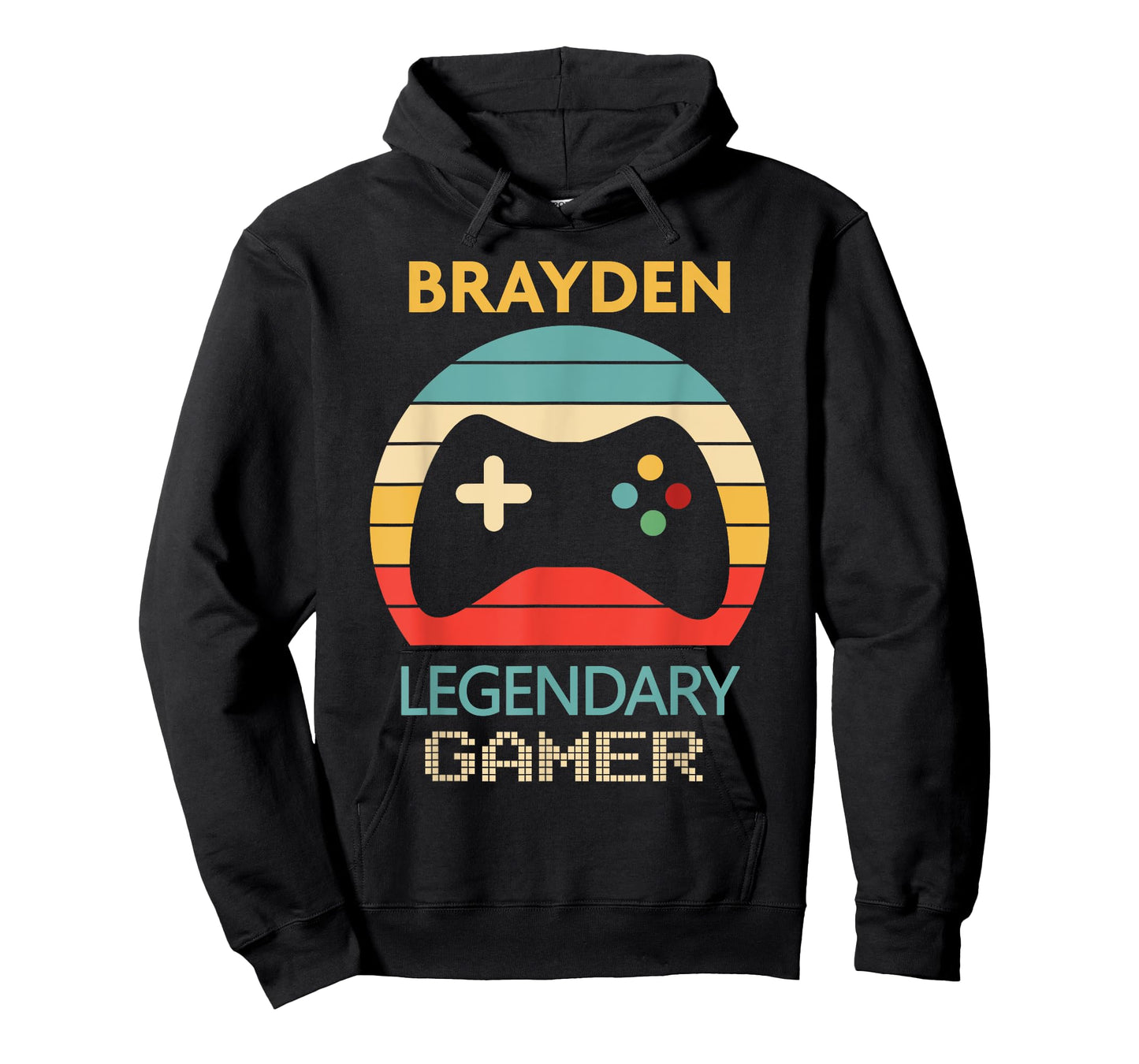 Brayden Name Gift - Personalized Legendary Gamer T-Shirt