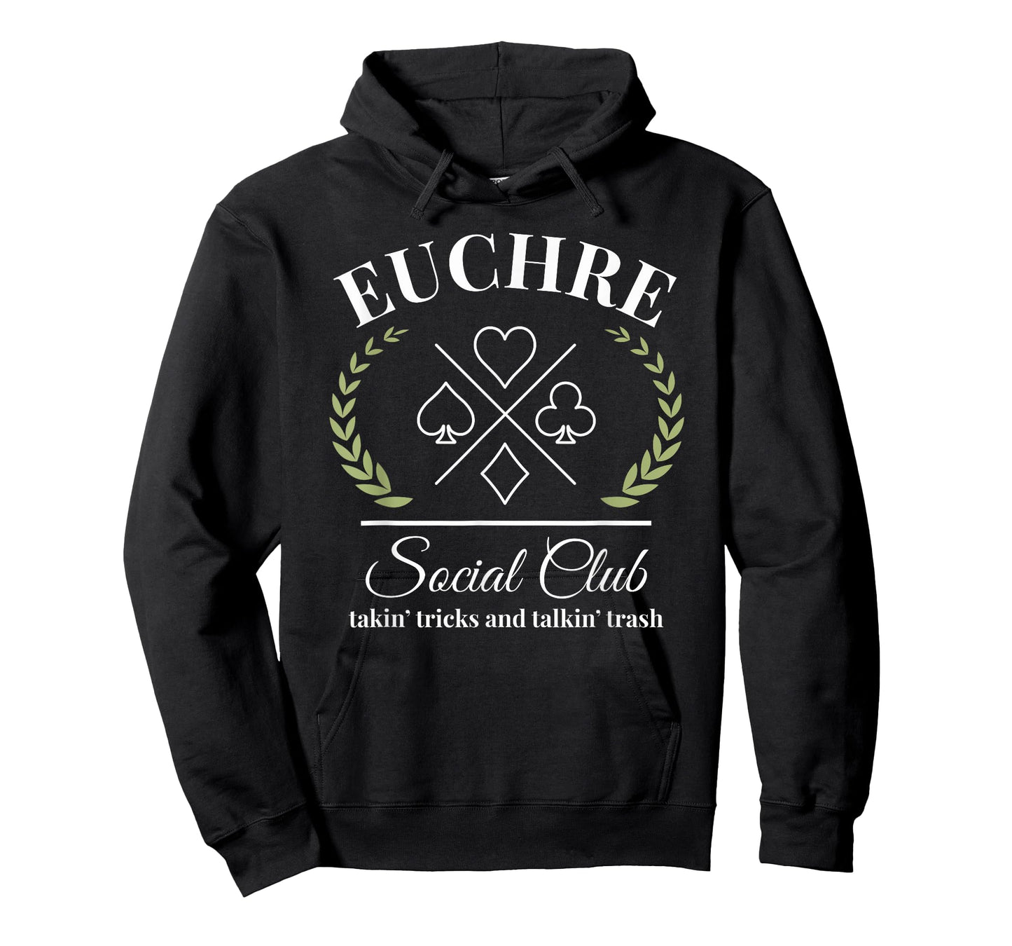 Euchre Social Club funny Euchre player humor T-Shirt