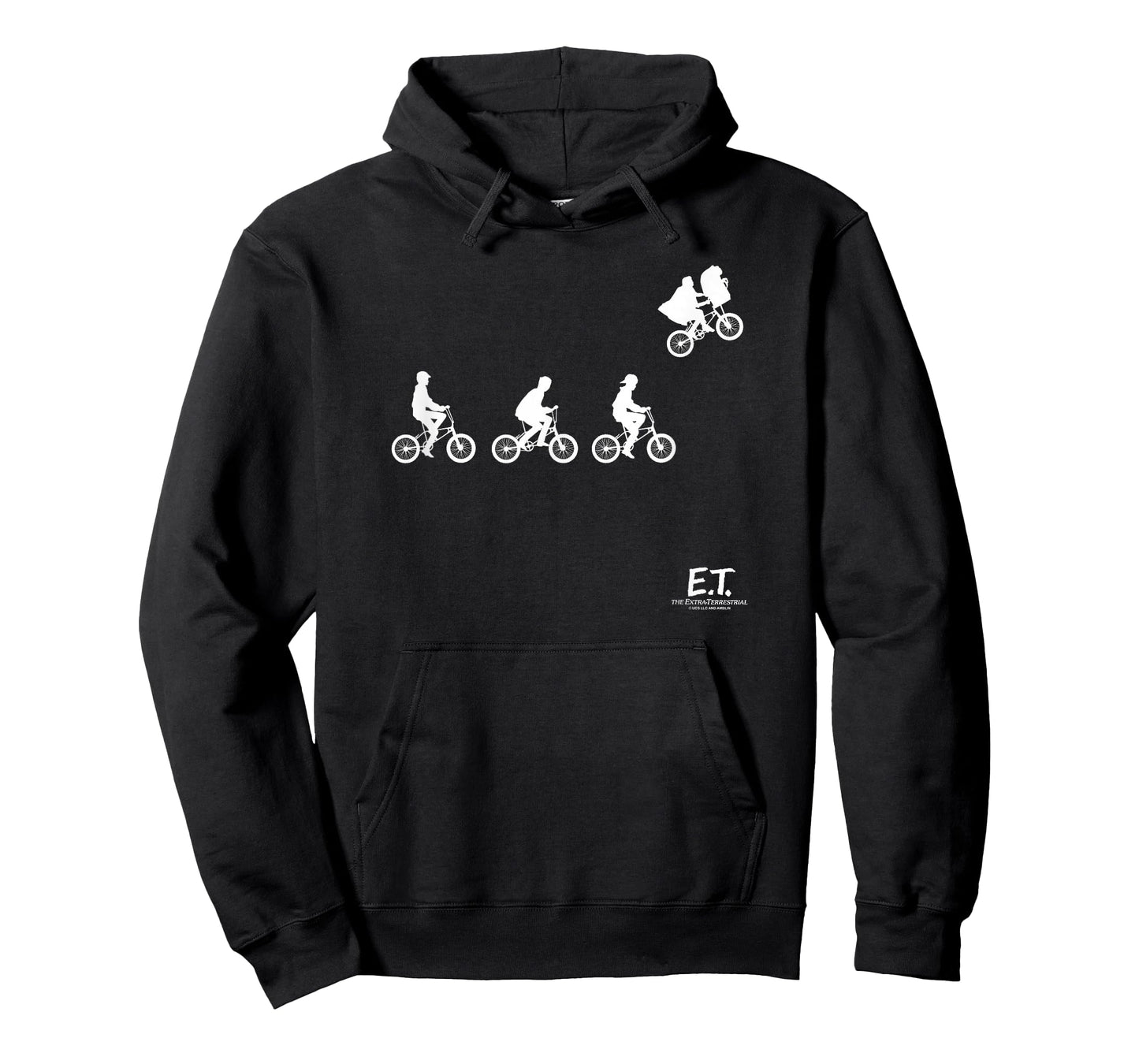 E.T. the Extra-Terrestrial Bike Chase Silhouette T-Shirt