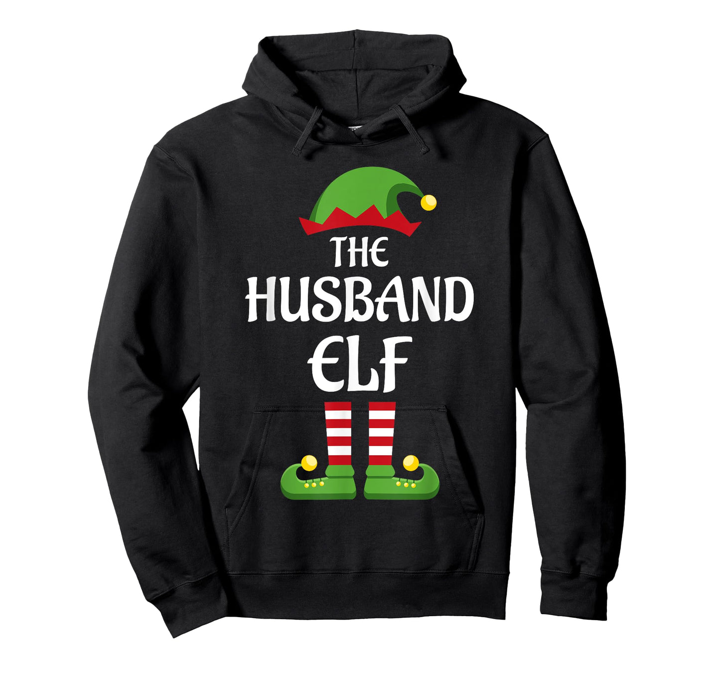 Husband Elf Family Matching Group Christmas T-Shirt