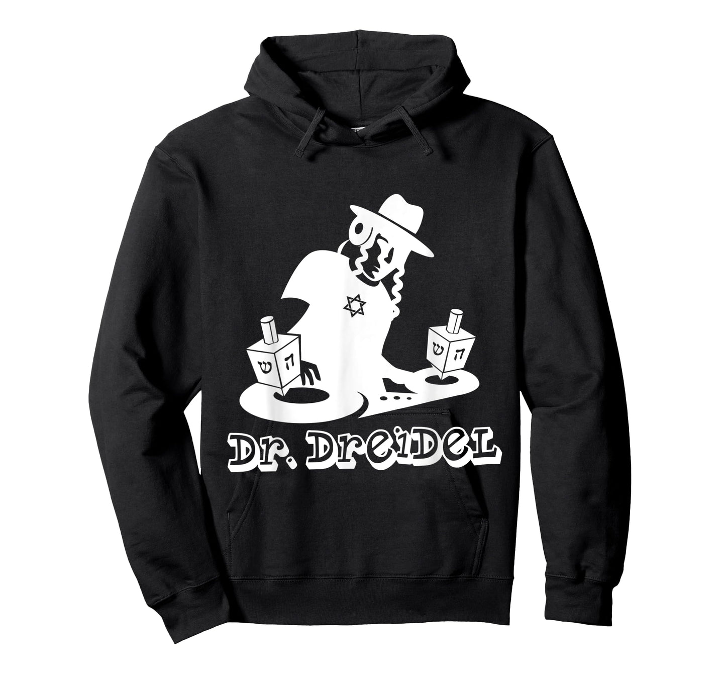 Hanukkah Hebrew Holiday Gift Funny Boys Teen DJ Dr Dreidel T-Shirt