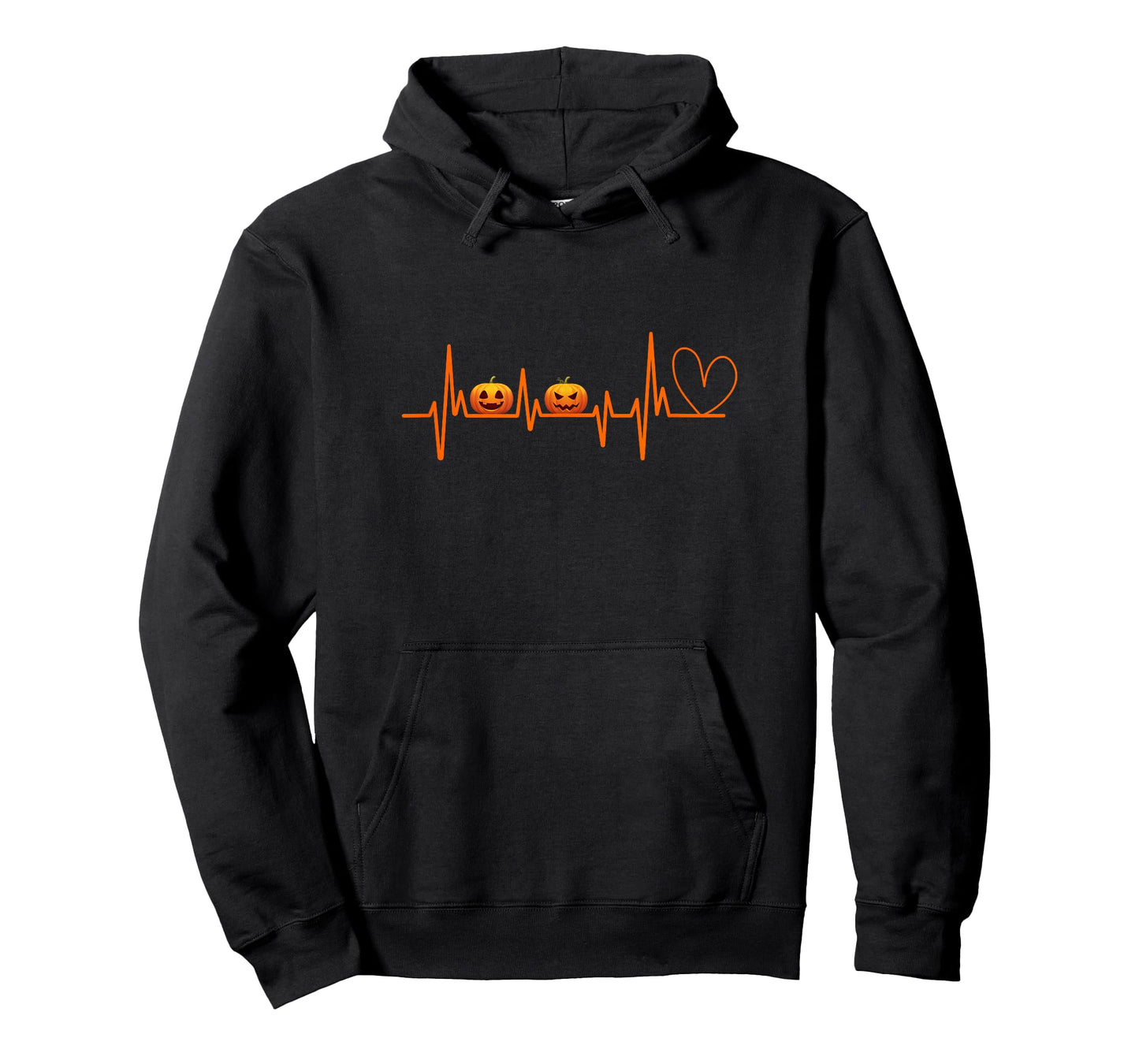 Pumpkin Heartbeat Halloween T-Shirt