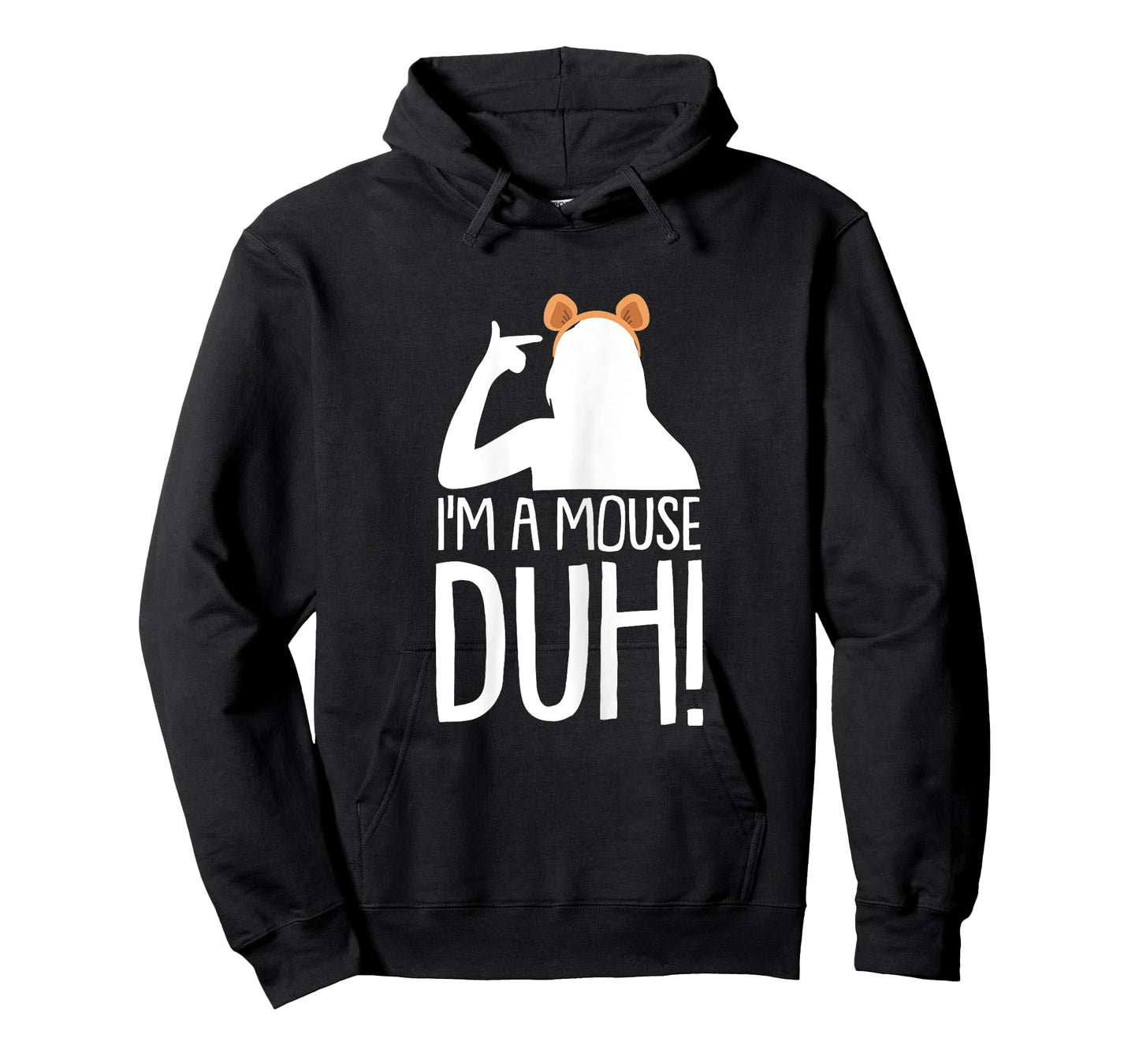 Im A Mouse Duh Lazy DIY Halloween Costume Funny Sarcastic T-Shirt