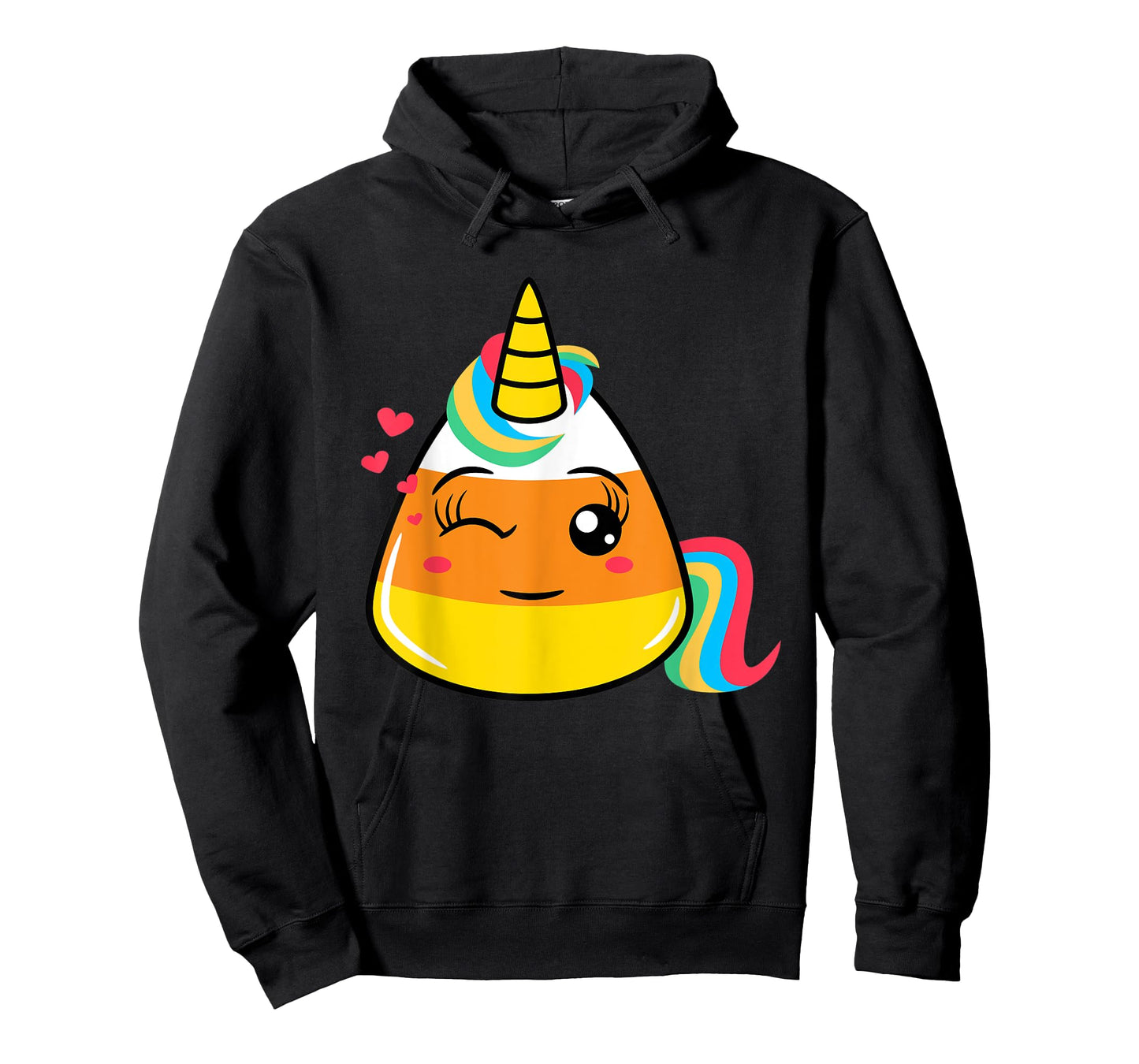 Halloween Candy Corn Unicorn Funny Men Women Kids Gifts T-Shirt