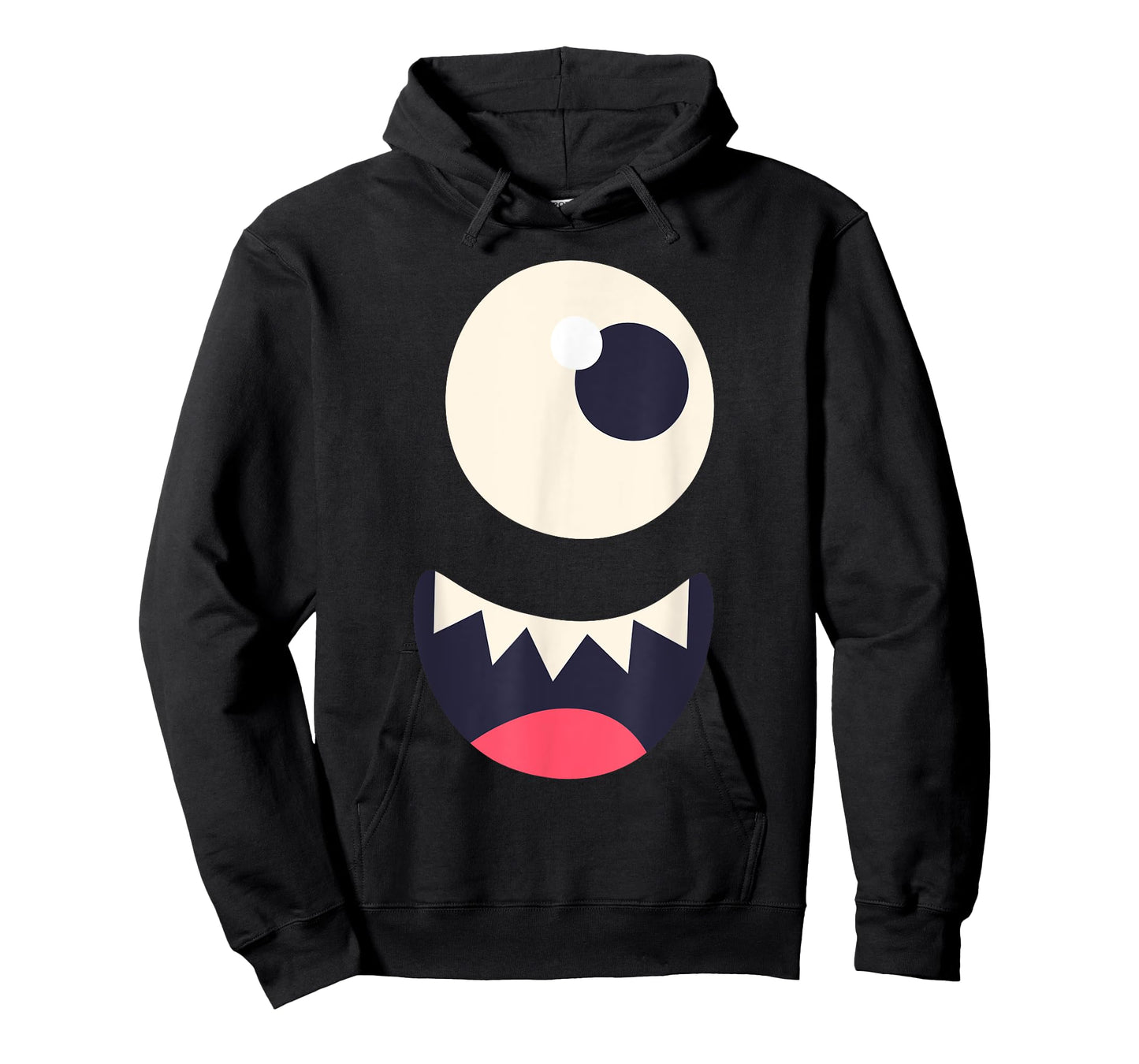 Easy Halloween Costume Cute Monster Face Graphic T T-Shirt