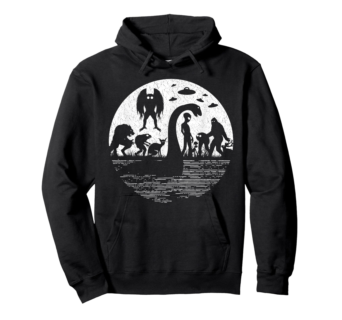 Bigfoot Loch Ness Monster Mothman And Aliens! Funny Cryptid T-Shirt