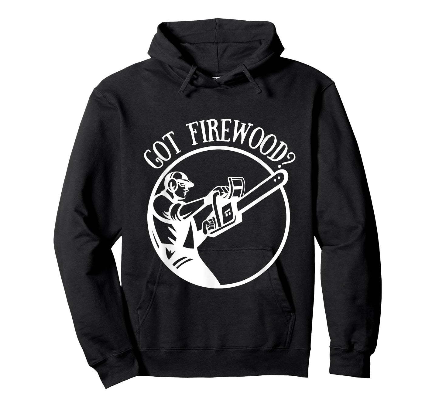 Got Firewood? Man with Chainsaw T-Shirt